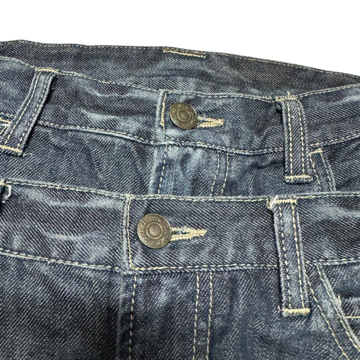 PPFM PPFM Double Waist Layered Denim Jeans Size US 32 / EU 48 - 10 Thumbnail