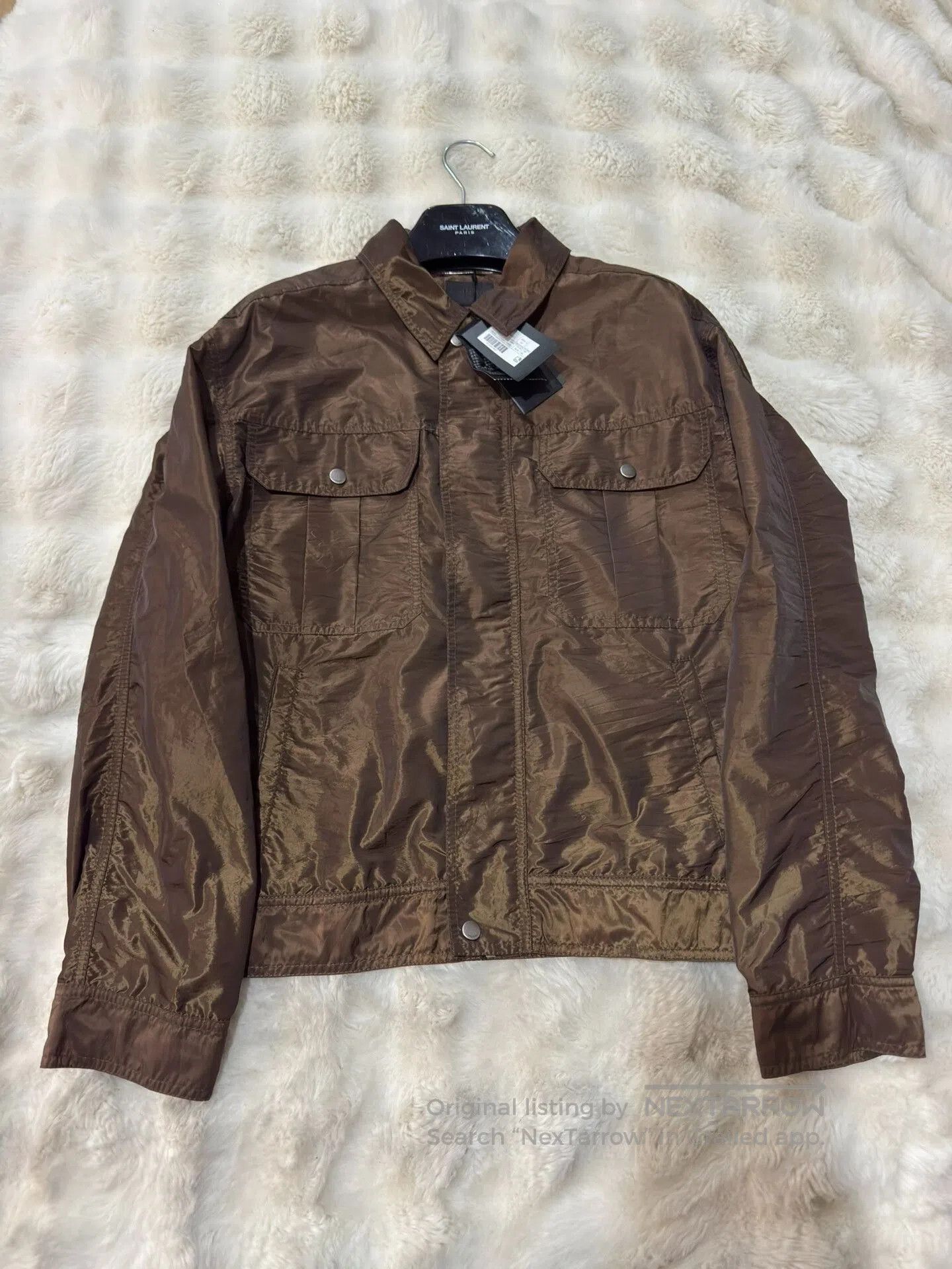 Yves Saint Laurent Saint Laurent 2024 Bronze Men's Jacket. Size US S / EU 44-46 / 1 - 1 Thumbnail