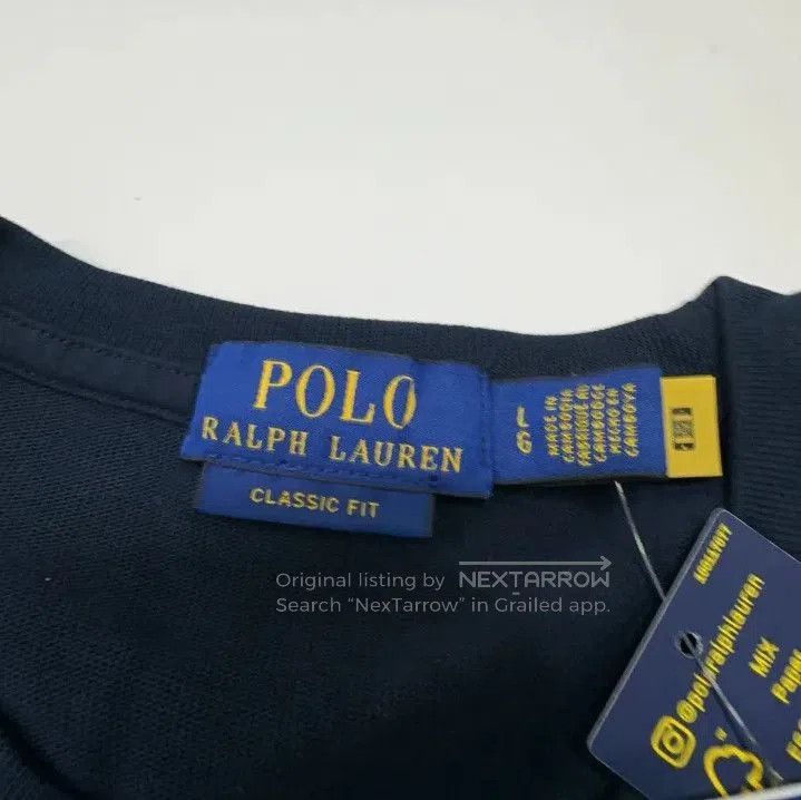 Polo Ralph Lauren Polo Ralph Lauren Embroidered Logo Crew Neck T. Size US L / EU 52-54 / 3 - 6 Thumbnail