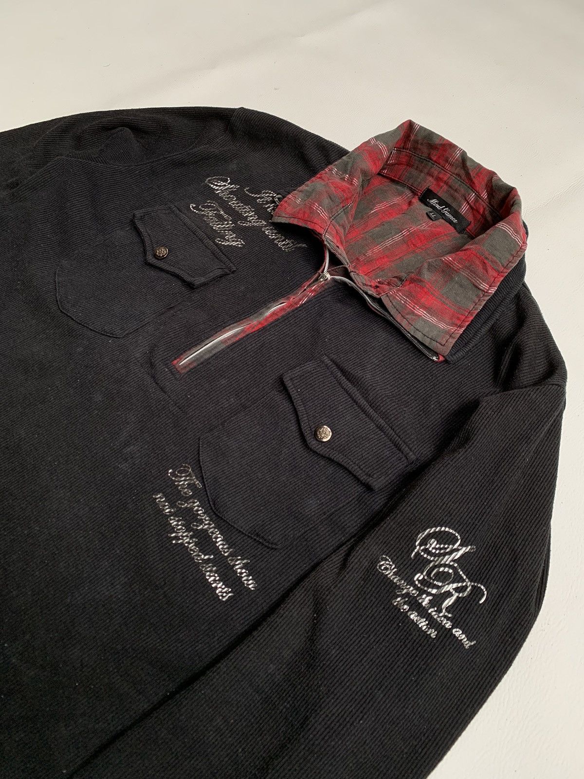 In The Attic Japanese Mind games Poem Mesh Shirt lgb styled Size US L / EU 52-54 / 3 - 4 Thumbnail