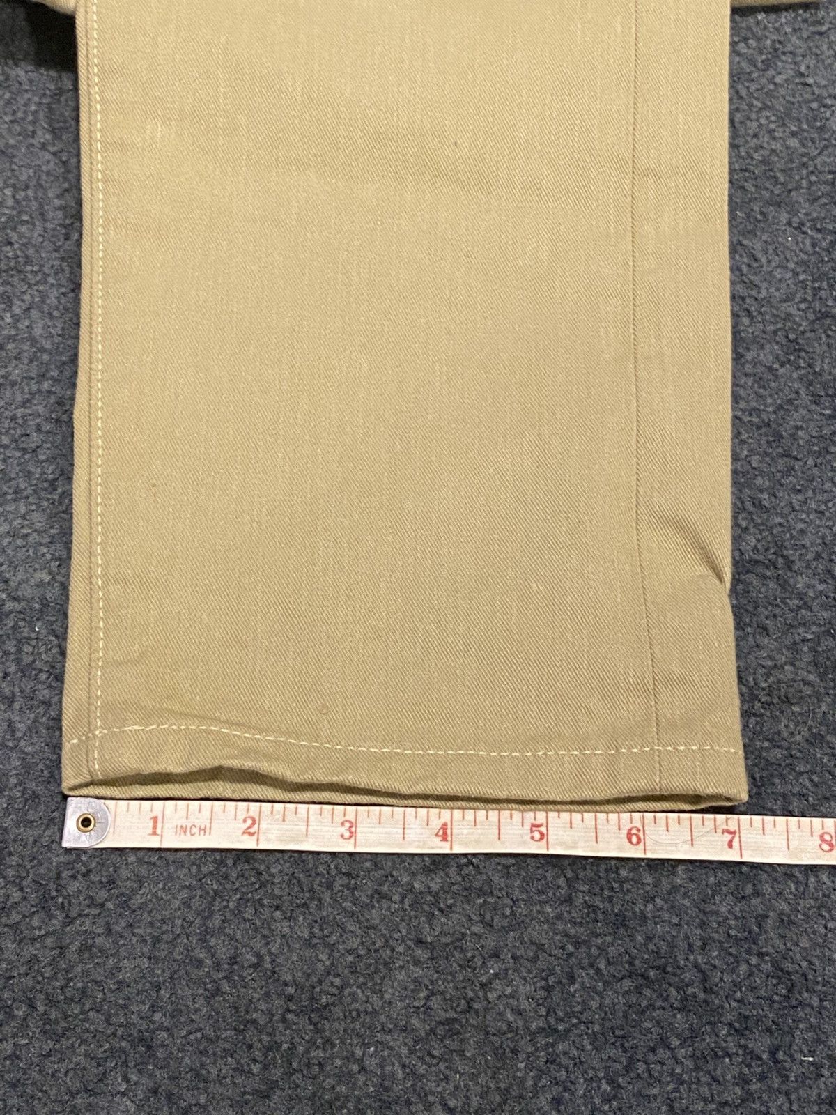 Simon Miller SIMON MILLER KHAKI SELVEDGE DENIM JEANS Size US 31 - 11 Thumbnail