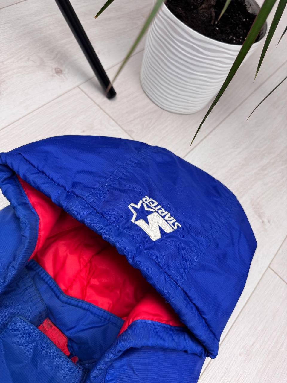 NHL Vintage 90s NHL Starter New York Rangers Half Zip Jacket Size US L / EU 52-54 / 3 - 8 Thumbnail