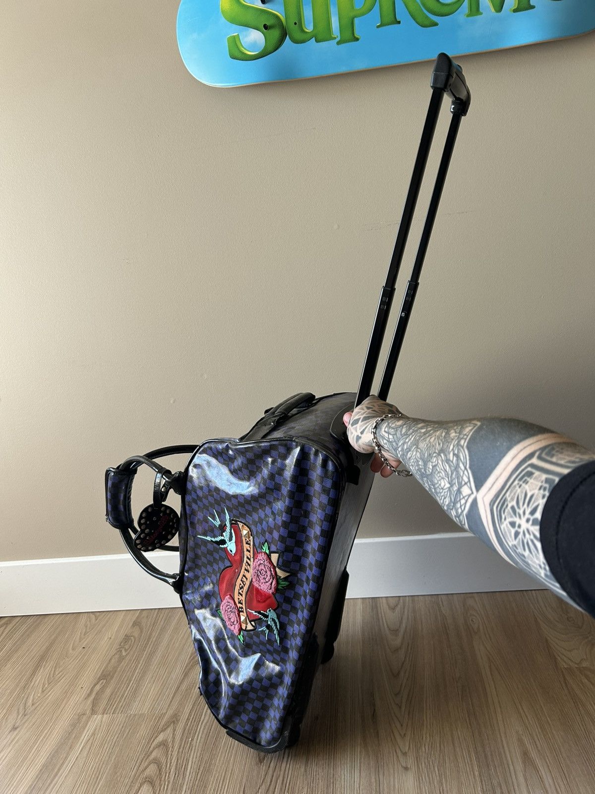 Ed Hardy Vintage Ed Hardy Style Betsyville Roller Bag Size ONE SIZE - 8 Thumbnail