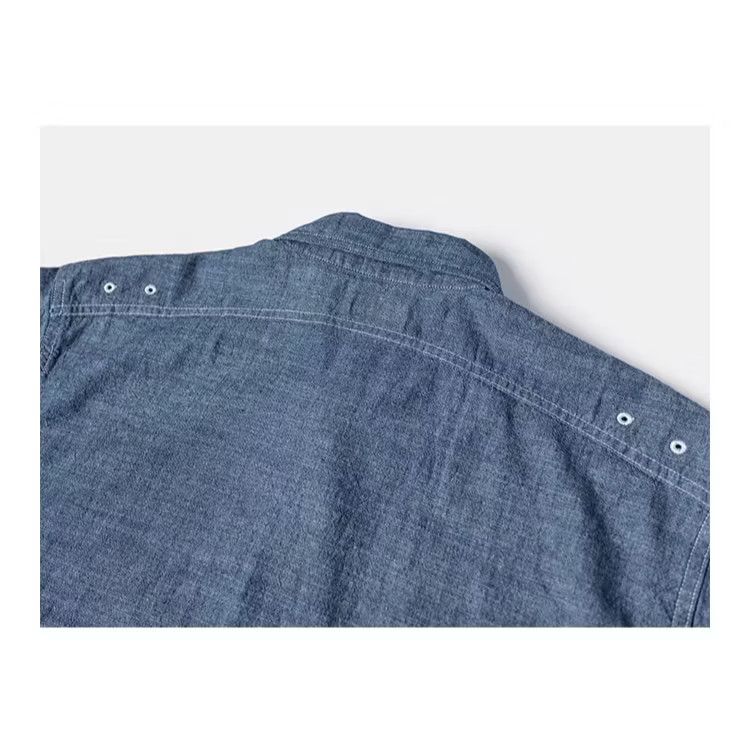 Japanese Brand Amekaji 1942 type W.p.b chambray shirt Size US S / EU 44-46 / 1 - 7 Thumbnail