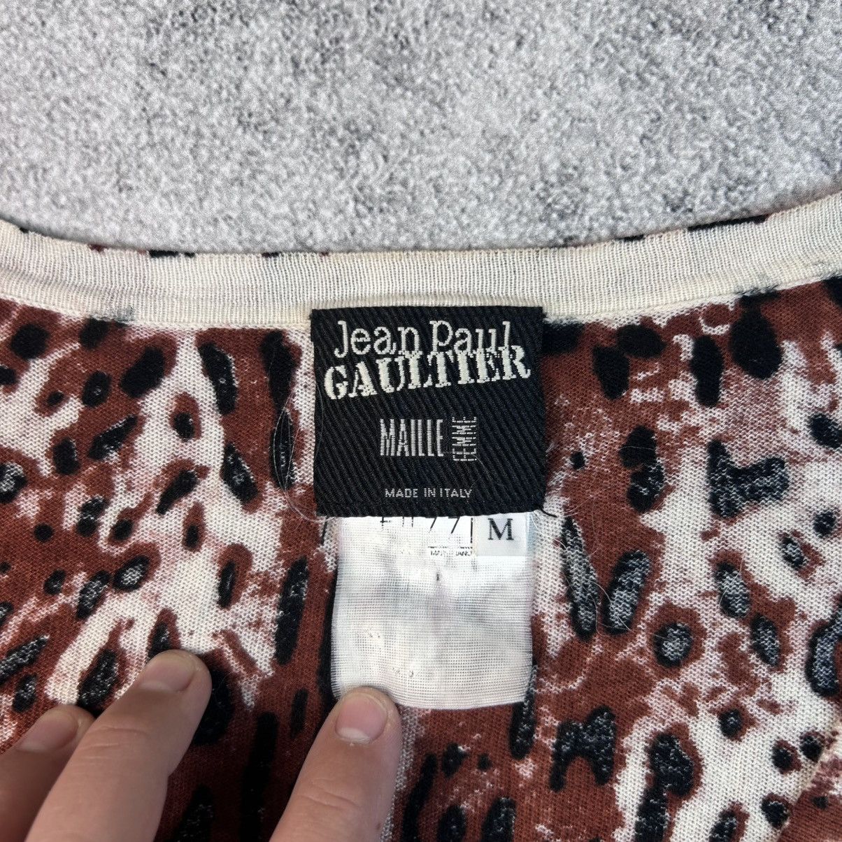 Jean Paul Gaultier Very Rare Jean Paul Gaultier Top Leopard Blouse Print Size M / US 6-8 / IT 42-44 - 10 Thumbnail
