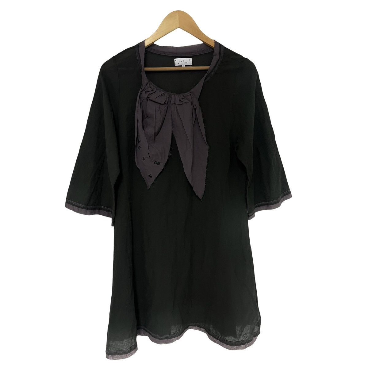 VeniceW Venicew neckerchief linen top/dress Size L / US 10 / IT 46 - 1 Thumbnail