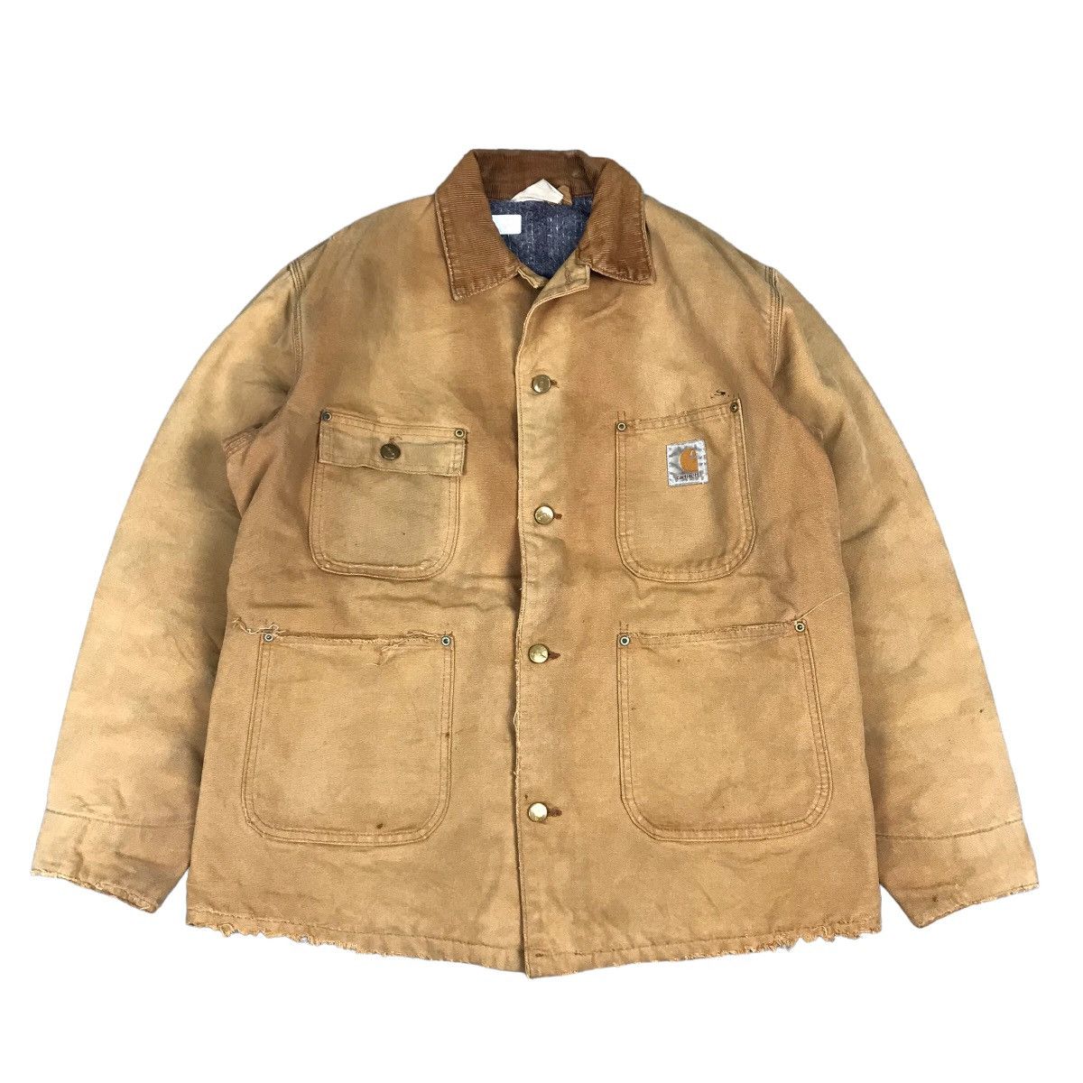 Carhartt Blanket Jacket Distressed Brown Jacket