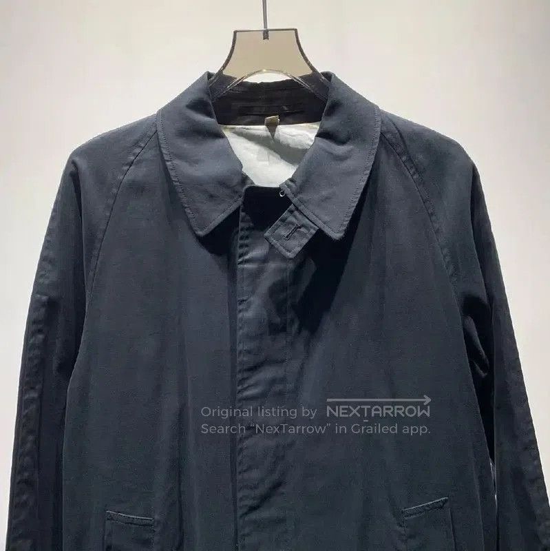 Burberry Burberry Black Cotton Men's Overcoat. Size US M / EU 48-50 / 2 - 5 Thumbnail