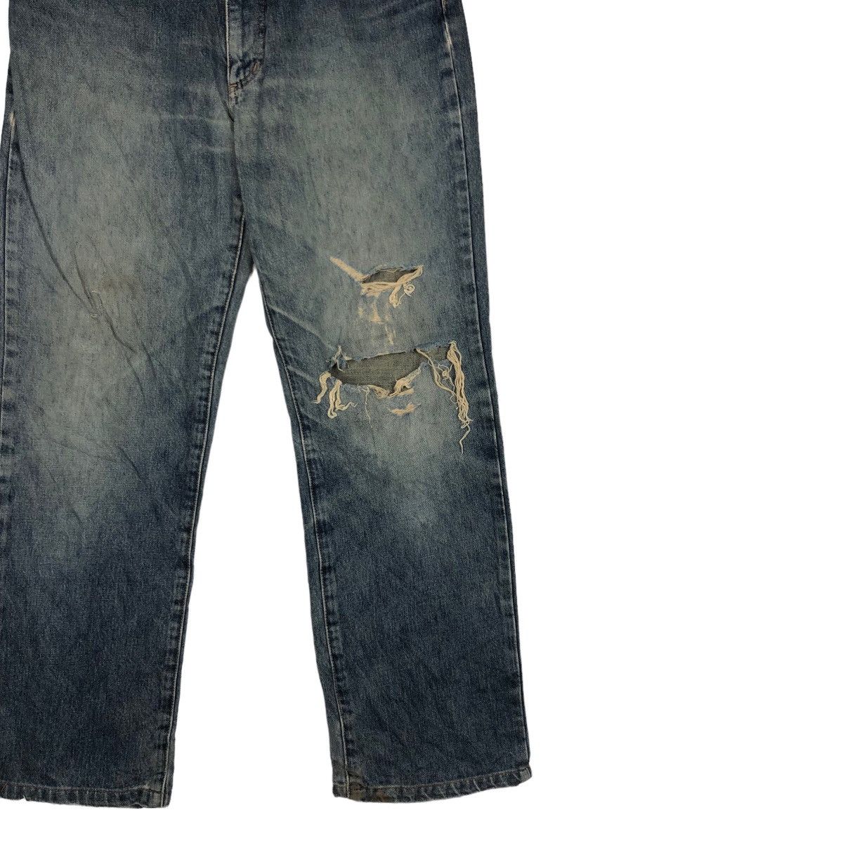 Japanese Brand 🔥90’s RARE DESIGN DISTRESSEDDENIM JEANS MAVERIC JAPAN Size US 30 / EU 46 - 5 Thumbnail