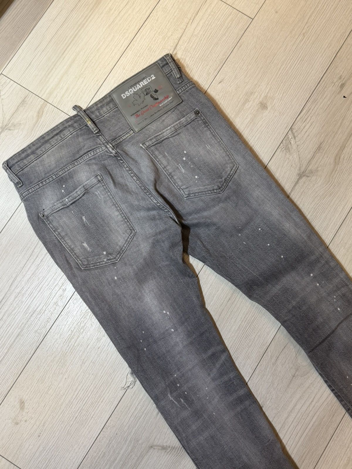 Dsquared2 🔥SLIM FIT DSQUARED2 ITALY JEANS RARE DENIM DRIP Size US 34 / EU 50 - 5 Thumbnail