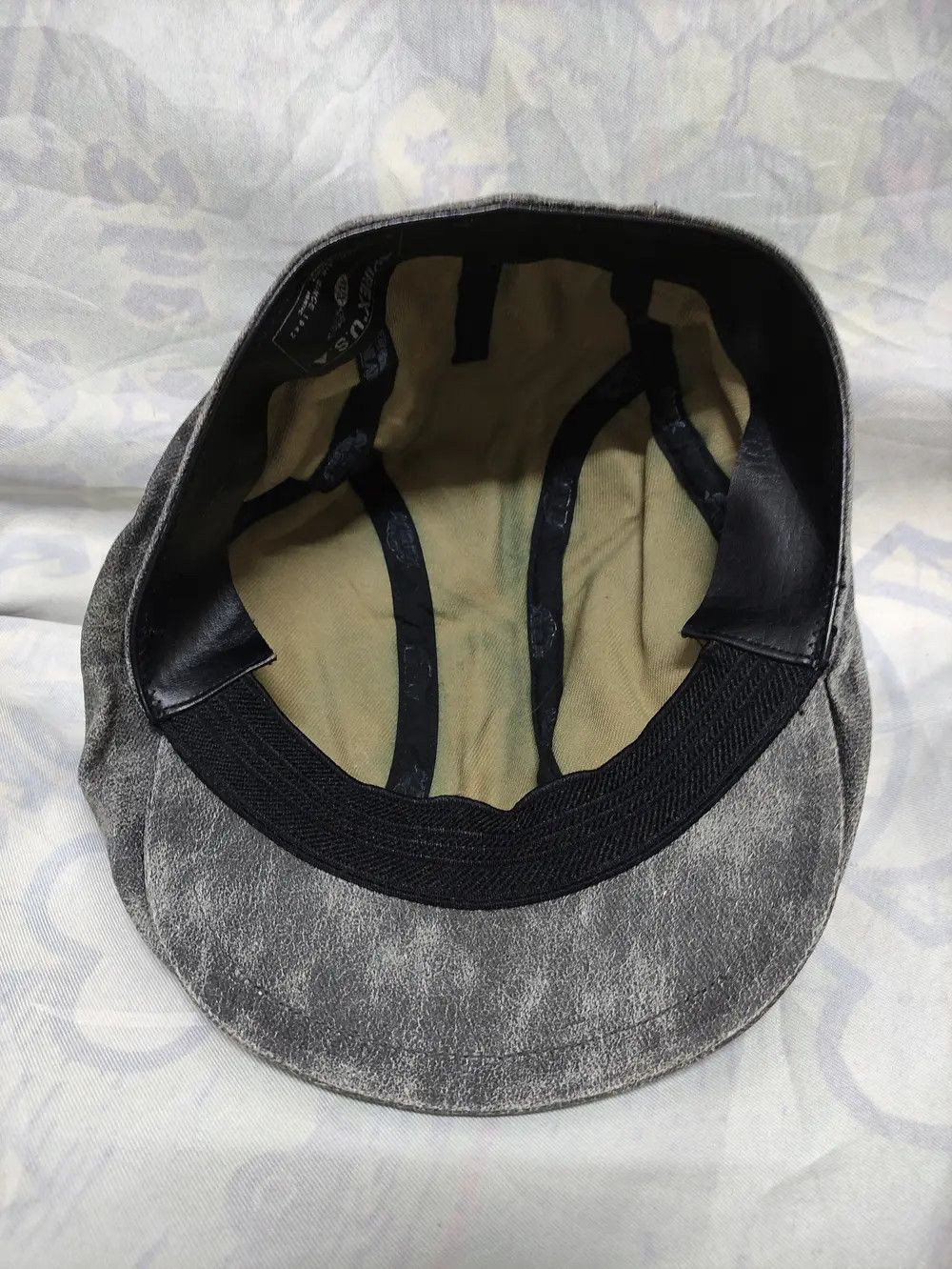 Avirex 90's AVIREX LEATHER VINTAGE BARETTA HAT DISTRESSED DESIGN Size ONE SIZE - 7 Thumbnail