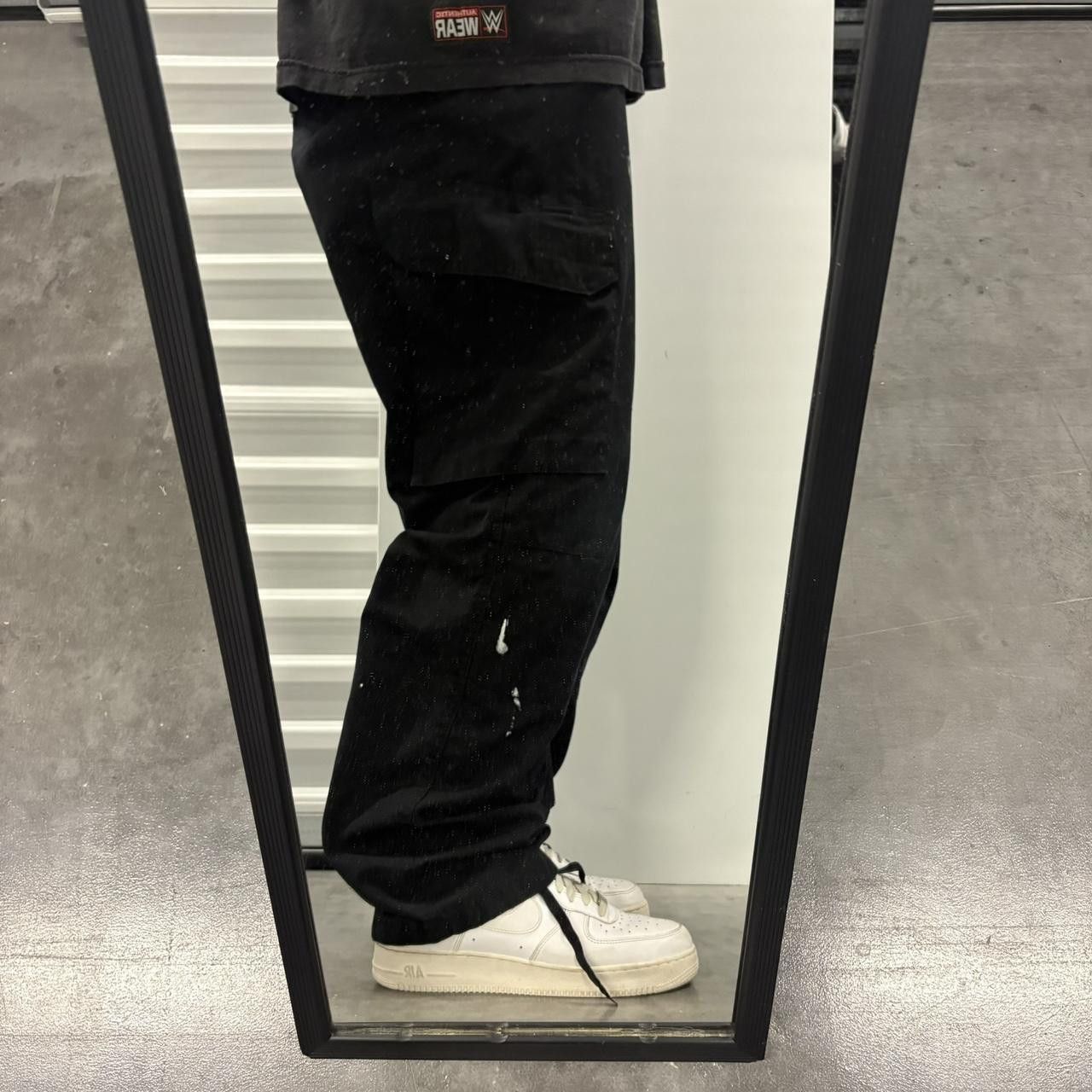 Vintage Crazy Vintage Y2K/2000s Baggy Black Paint Splatter Workwear Streetwear LAPG Cargo Pants! Size US 36 / EU 52 - 2 Thumbnail