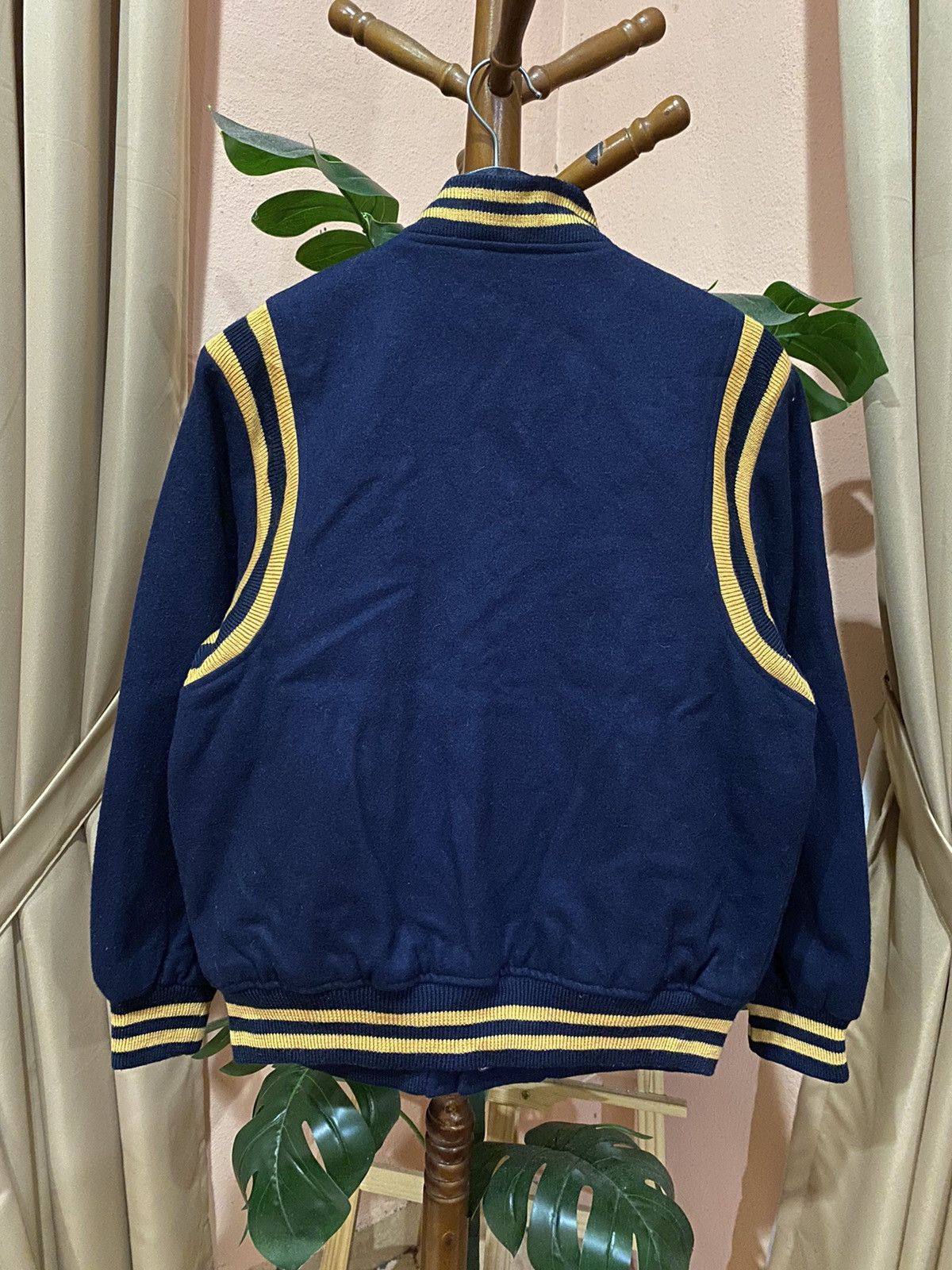 Puritan Vintage Puritan Varsity Jacket – Navy & Gold 1990s Classic Size US M / EU 48-50 / 2 - 8 Thumbnail