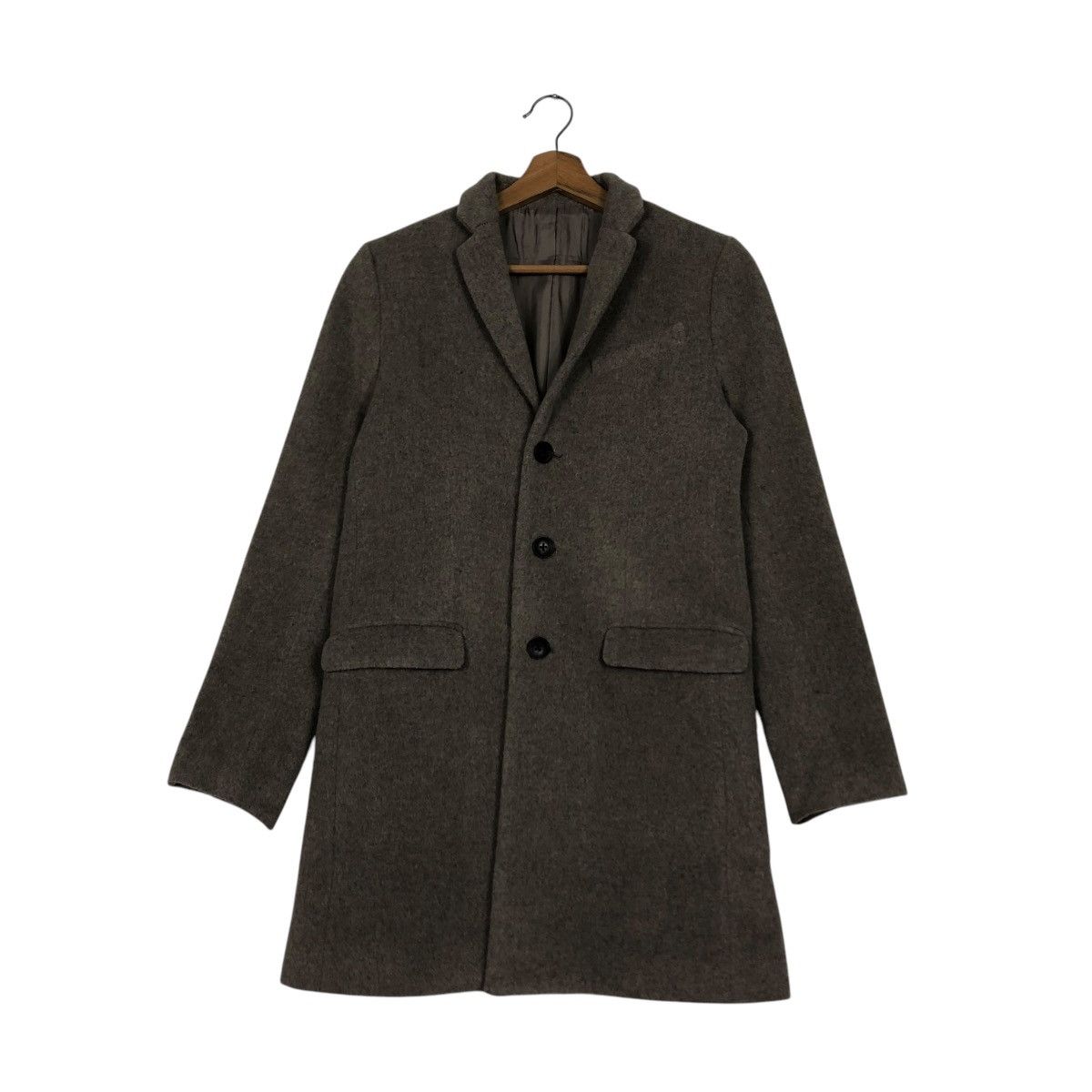 Japanese Brand 🔥RICH BROWN WOOL JACKET BUTTON STUDIOS JAPAN ISSEY MIYAKE Size US S / EU 44-46 / 1 - 3 Thumbnail