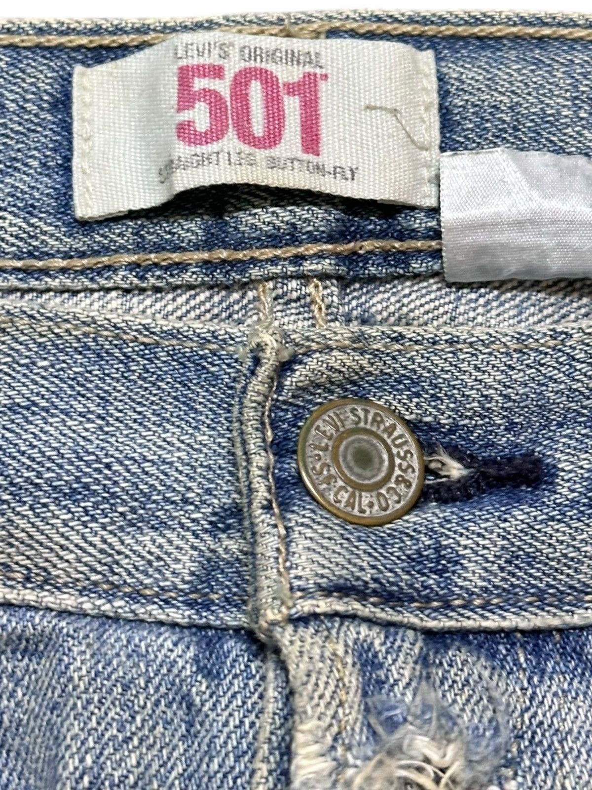 Levi's Vintage Clothing Vintage Levi’s 501 Ripped Grunge Distressed Denim Size US 31 - 5 Thumbnail