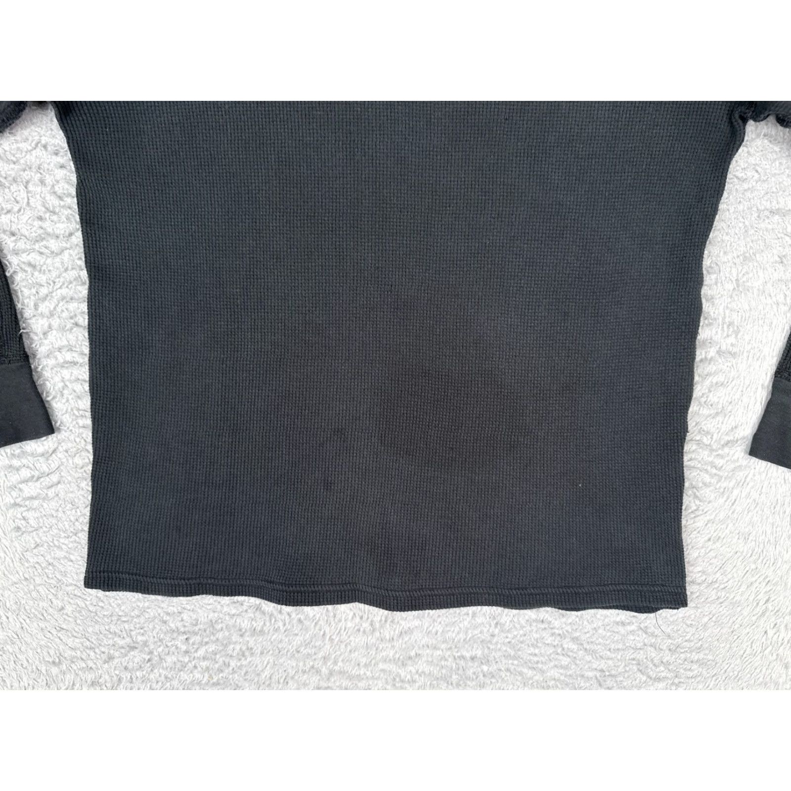 Polo Ralph Lauren Polo Ralph Lauren Shirt Women Large Black Waffle Knit Long Sleeve READ Size L / US 10 / IT 46 - 5 Thumbnail