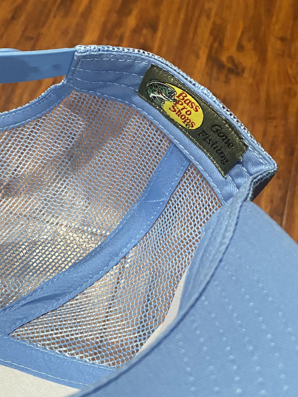 Bass Pro Shops Bass, pro shop, trucker hat color, light blue Size ONE SIZE - 5 Thumbnail