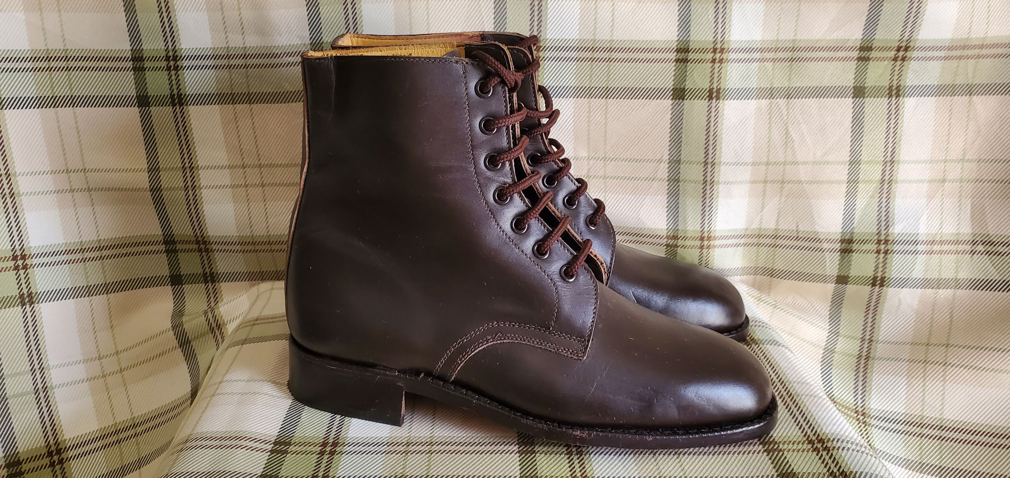 Other CAPPELLETTI 1992 Leather Military Ankle Boots Size US 7 / EU 40 - 3 Thumbnail