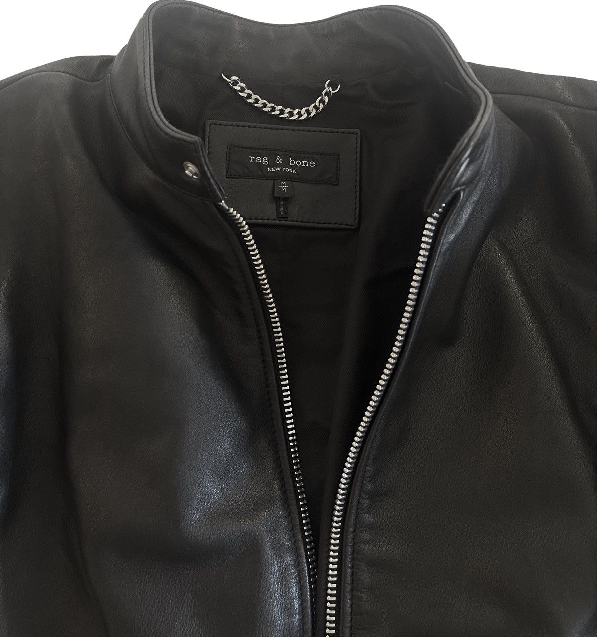 Rag & Bone Rag & Bone Articulated Moto Leather Jacket Size US M / EU 48-50 / 2 - 5 Thumbnail