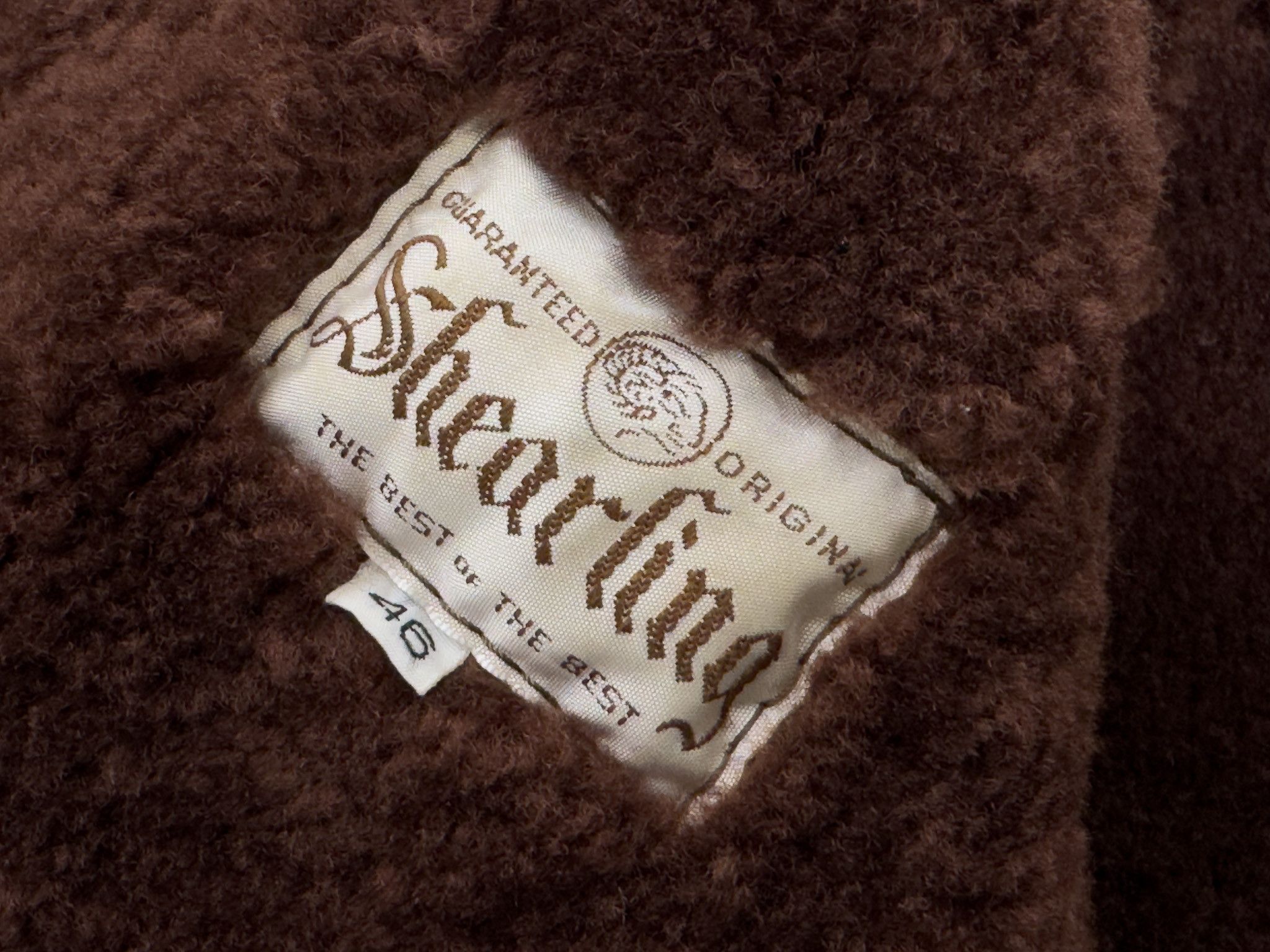 Other Brown Chunky Shearling Coat With Shawl Neck Size US S / EU 44-46 / 1 - 7 Thumbnail