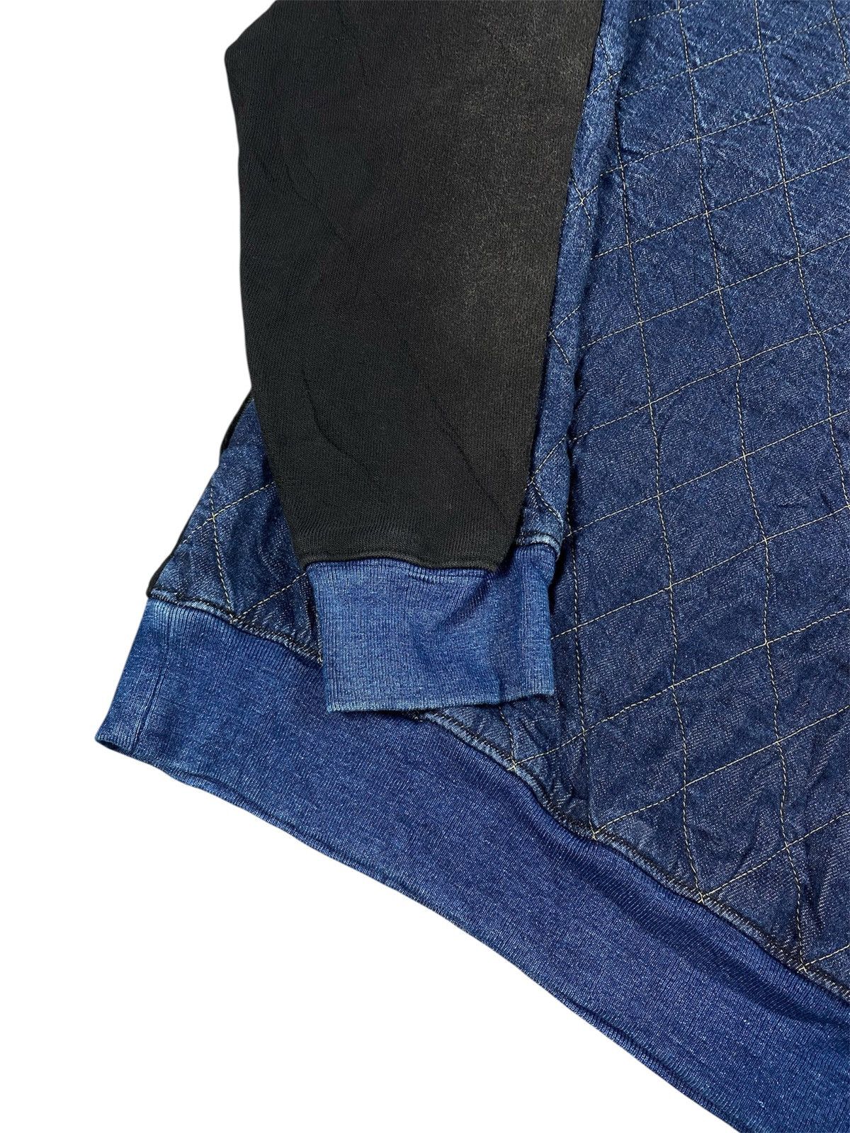 Kapital Kapital Kountry Indigo Waffle Two-Tone Sweater Size US L / EU 52-54 / 3 - 22 Thumbnail