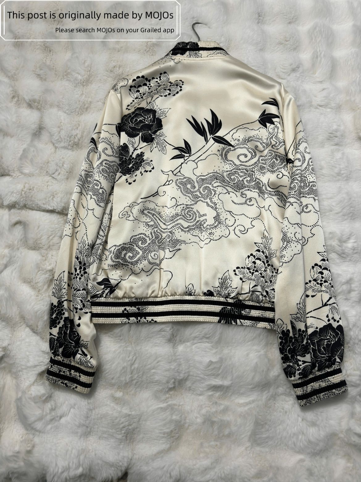 Saint Laurent Paris Sz 48 Saint Laurent Paris Flower Pattern Teddy Jacket Size US M / EU 48-50 / 2 - 2 Thumbnail