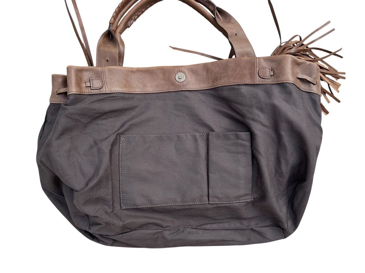Leather Vintage Sazaby Japan Scratches Patina Leather Shoulder Bag Size ONE SIZE - 23 Thumbnail