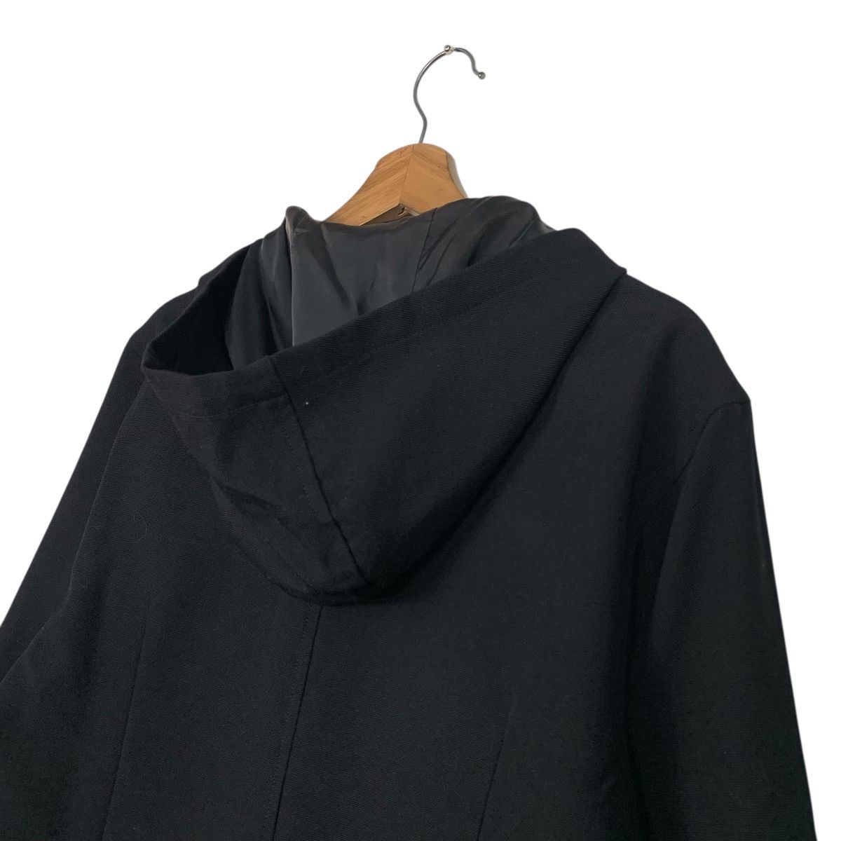 Takeo Kikuchi Takeo Kikuchi Hooded Wool Black Long Jacket Size US S / EU 44-46 / 1 - 9 Thumbnail
