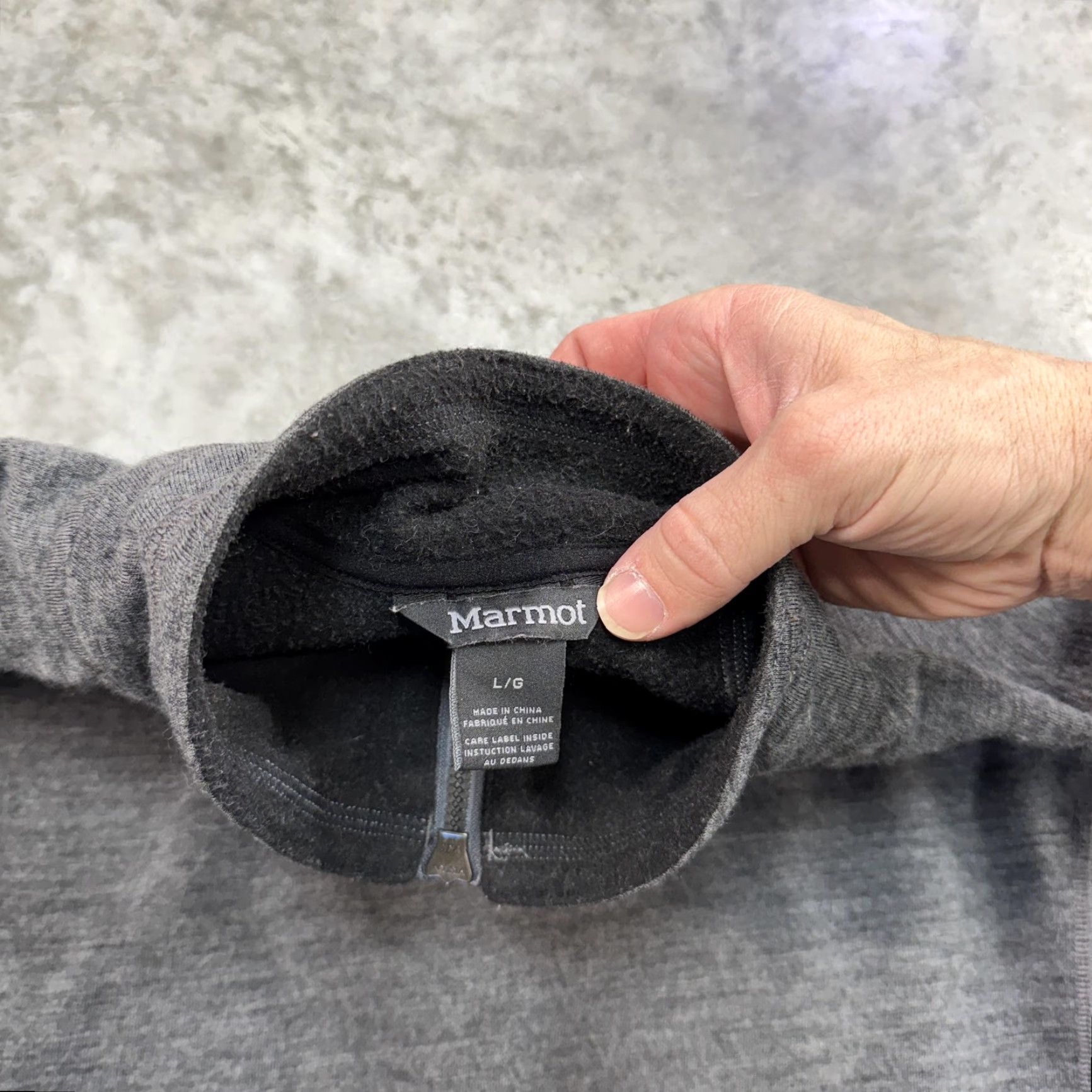 Marmot VINTAGE Marmot Pullover Mens Large Gray Half Zip Fleece Sweater Outdoor Athletic Size US L / EU 52-54 / 3 - 4 Thumbnail