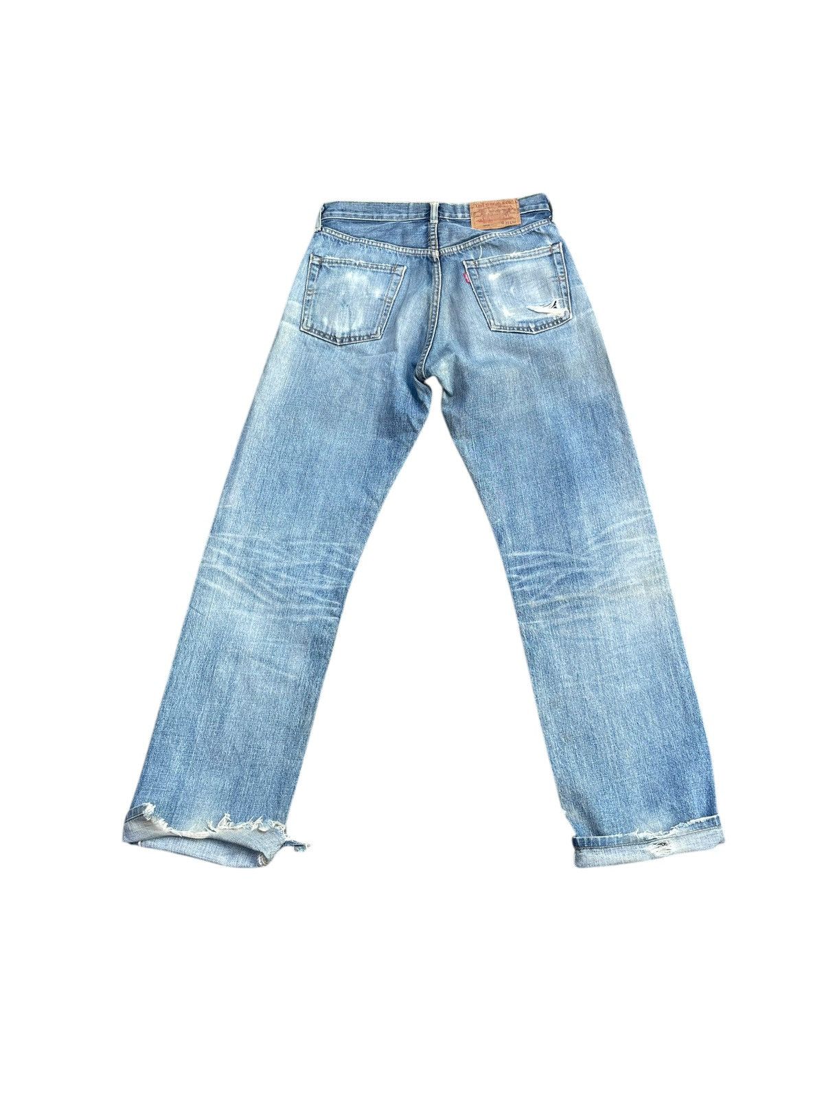 Levi's Vintage Levi’s 502XX Selvedge Distressed Size US 31 - 8 Thumbnail