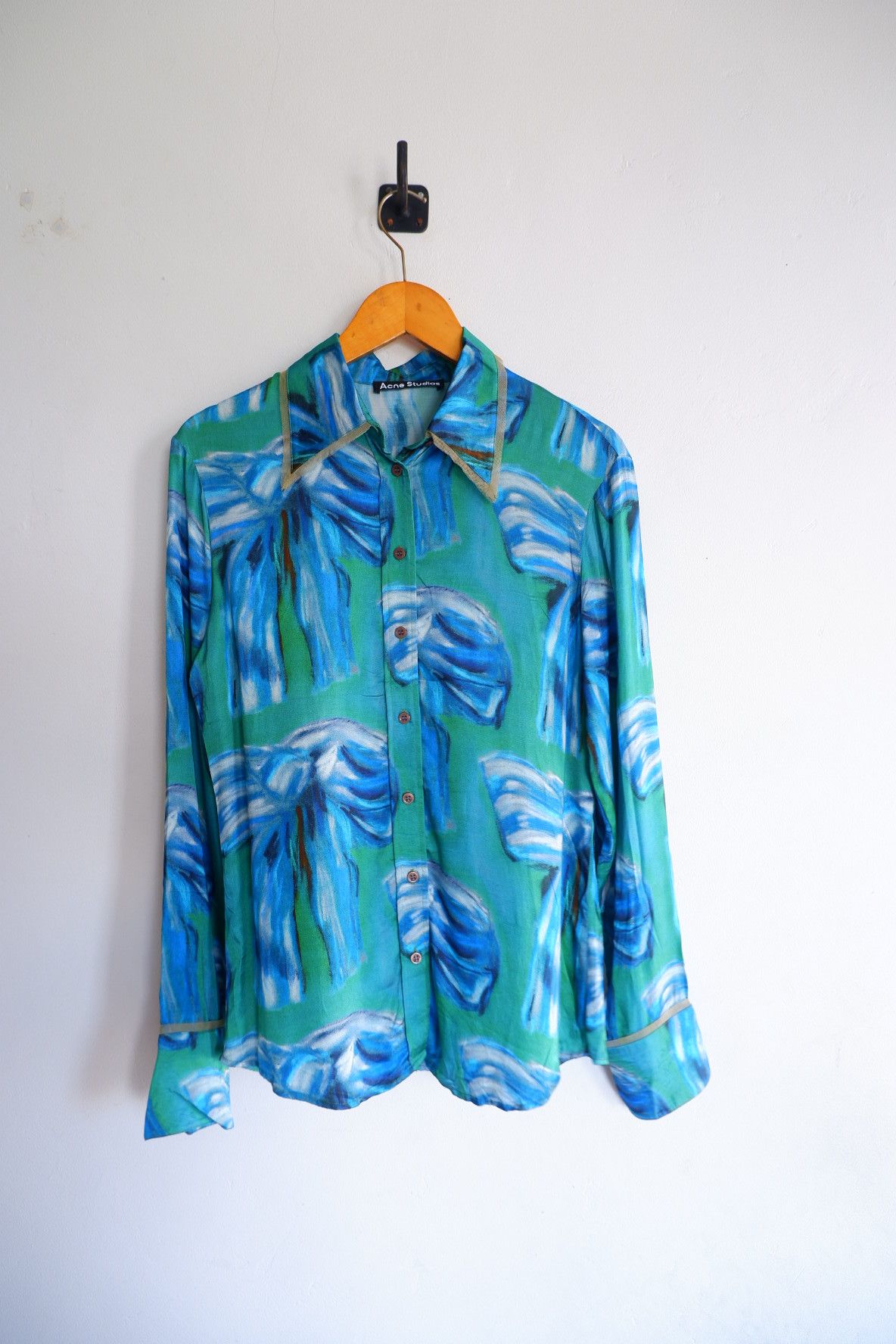 Acne Studios ACNE STUDIOS Bow Printed Silk Blouse Size M / US 6-8 / IT 42-44 - 1 Thumbnail