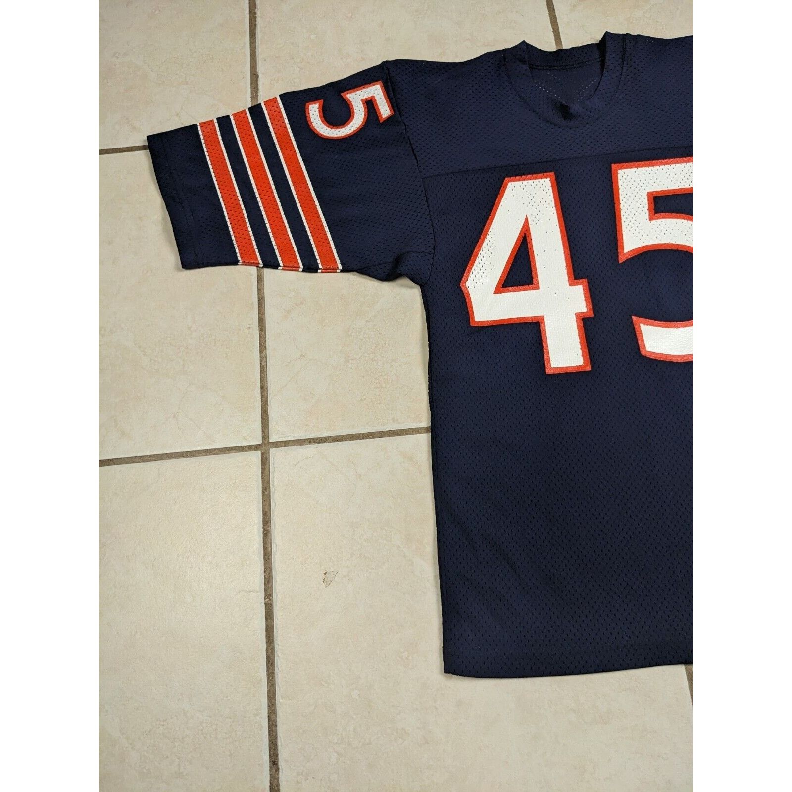 MacGregor Vtg 1980s Sand Knit Chicago Bears Gary Fencik #45 Jersey USA Size US S / EU 44-46 / 1 - 3 Thumbnail