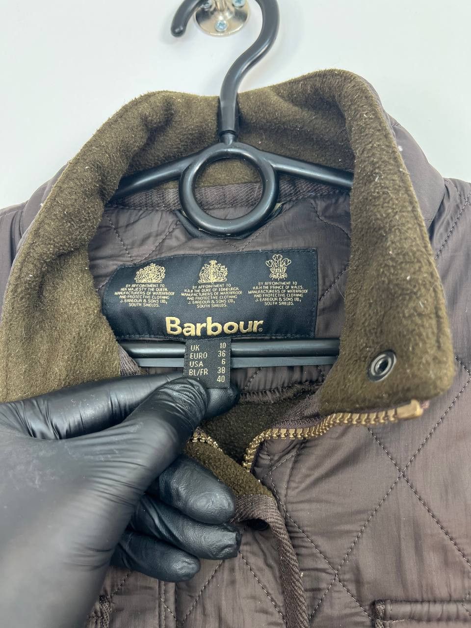 Barbour Barbour Utility Quilt Jacket Brown Diamond Quilted Womens 10 Size M / US 6-8 / IT 42-44 - 2 Thumbnail