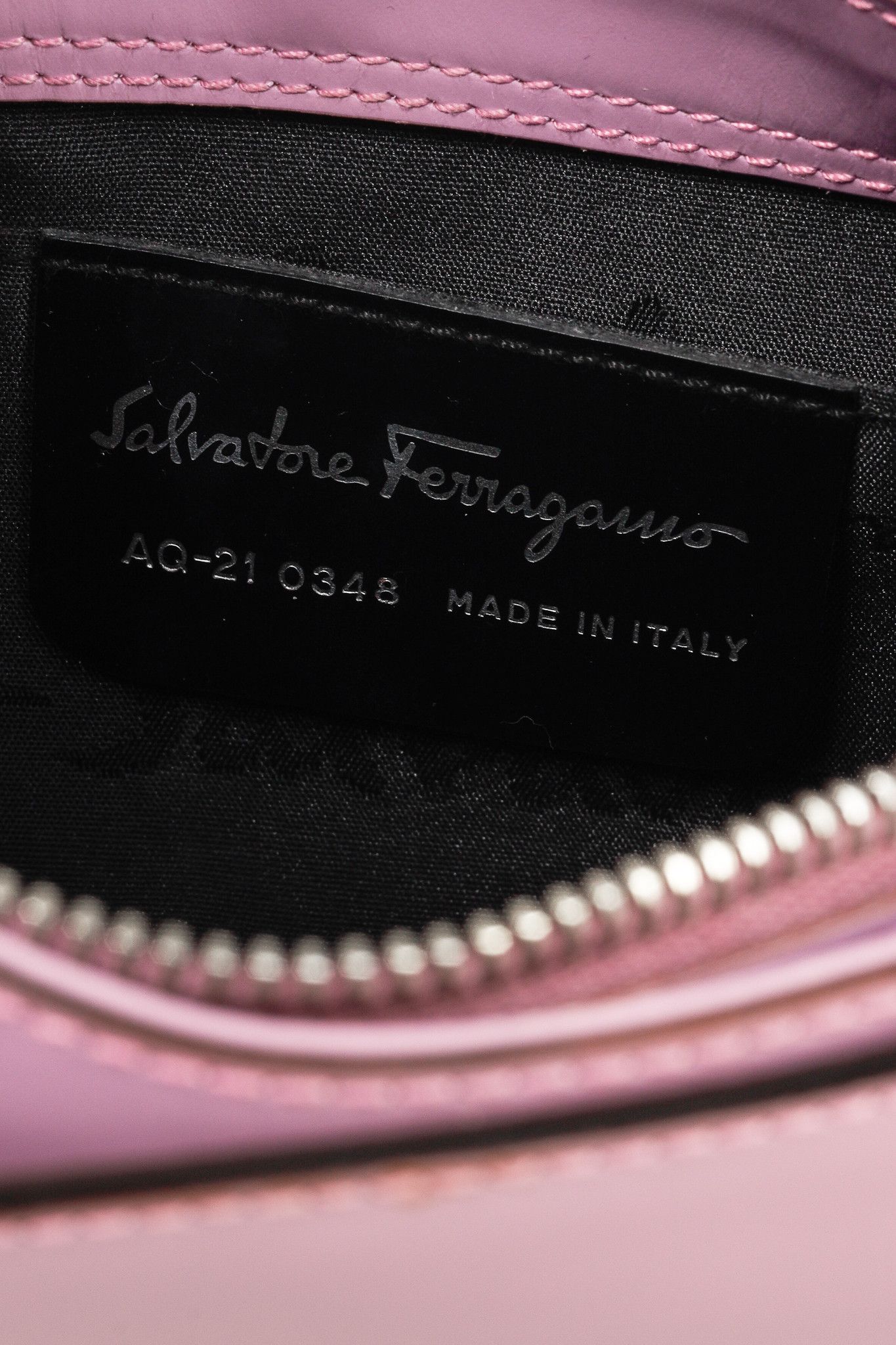 Salvatore Ferragamo Salvatore Ferragamo Hobo Lilac Leather Mini Shoulder Bag Size ONE SIZE - 11 Thumbnail