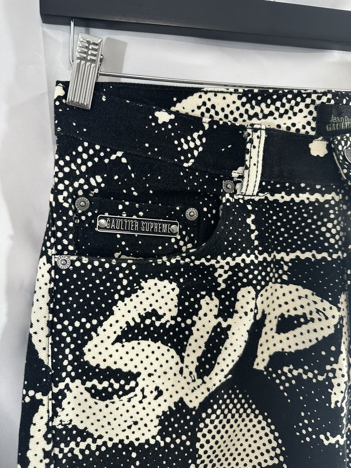 Jean Paul Gaultier × Supreme Supreme x Jean Paul Gaultier Denim Jeans Rasicm Size US 32 / EU 48 - 5 Thumbnail
