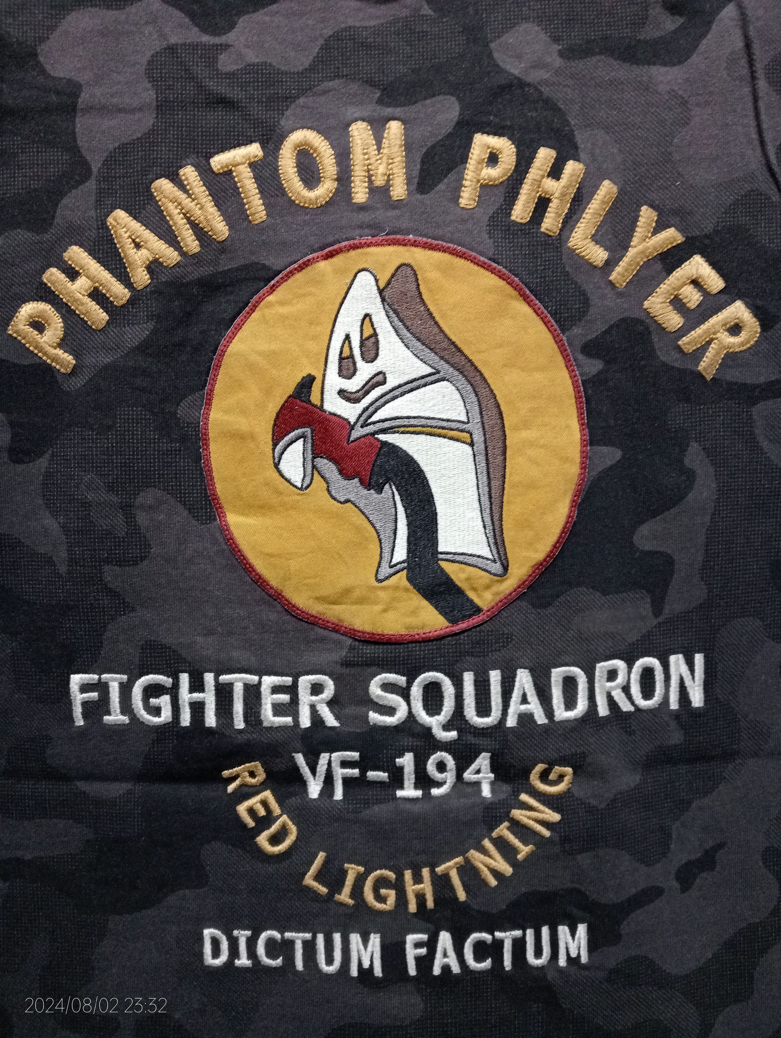 Avirex VTG Avirex Phantom Phlyer Fighter Squadron Embroidery Tee Size US M / EU 48-50 / 2 - 9 Thumbnail