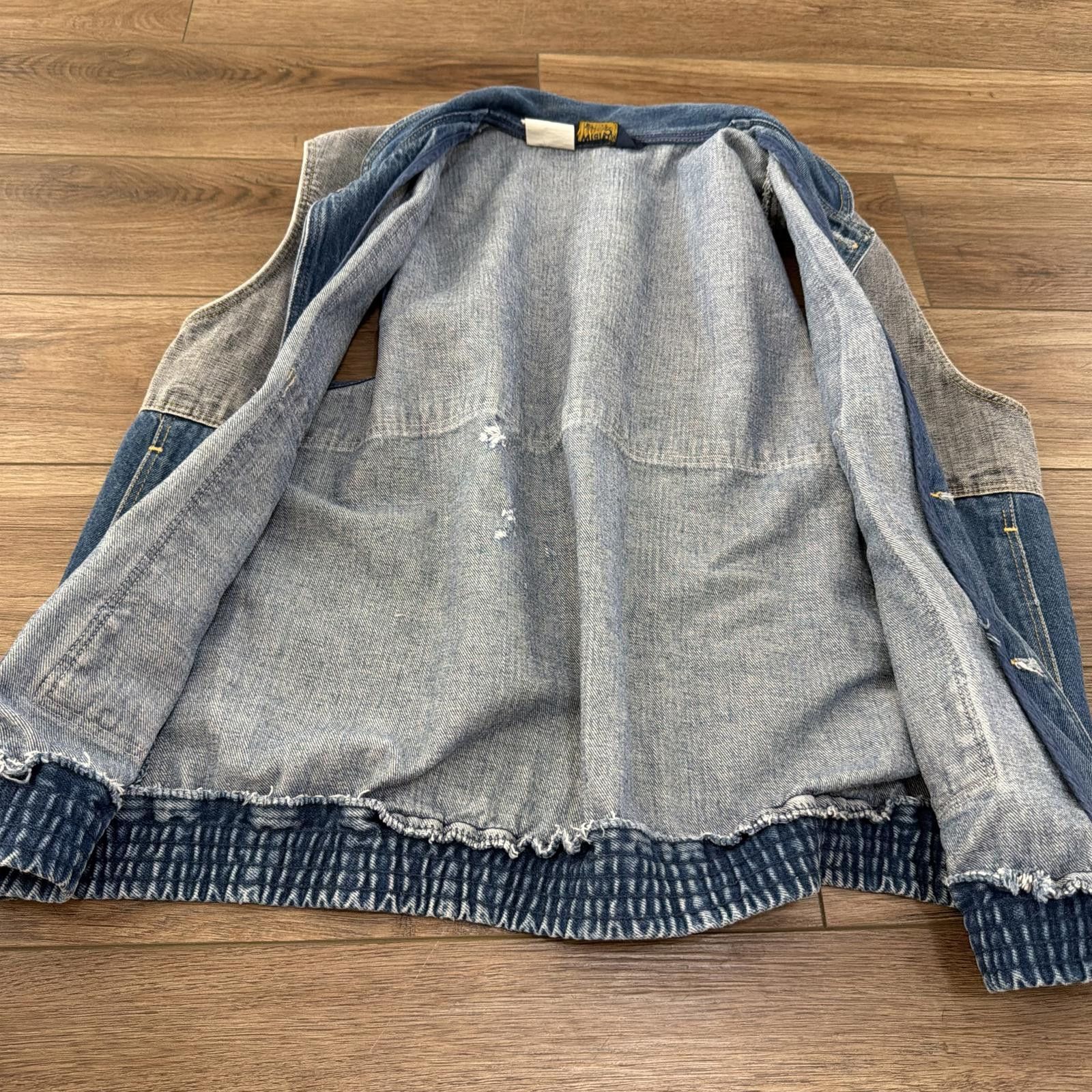 Wrangler Vintage 80s Wrangler Denim Vest Western Cowboy Size L Size US L / EU 52-54 / 3 - 10 Thumbnail