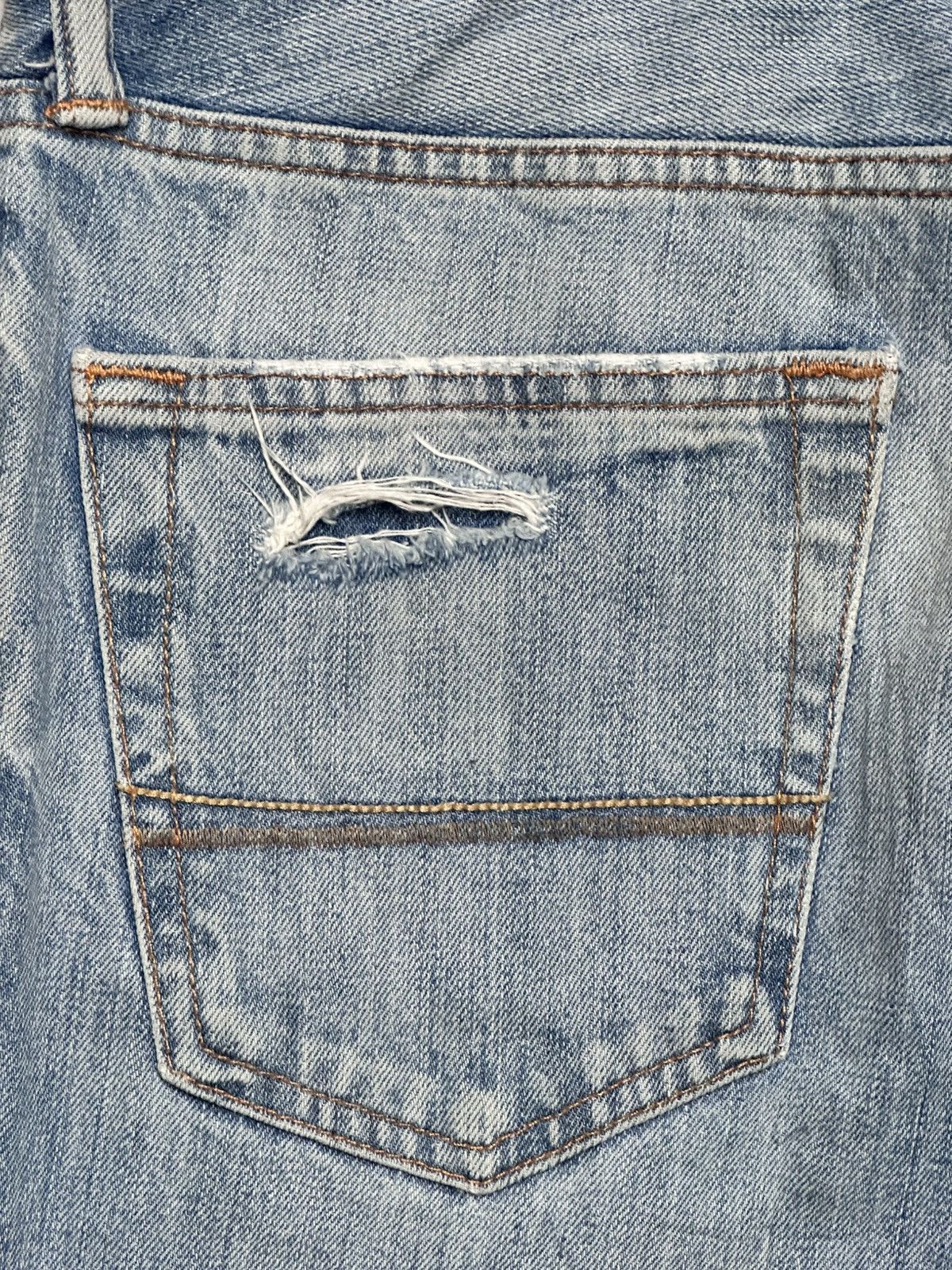 Abercrombie & Fitch Abercrombie & Fitch Distressed Light BlueWash Jeans & Faded Size US 33 - 7 Thumbnail