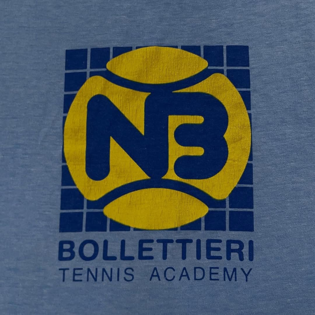 Nike Vintage 80’s Nike Blue Label Bollettieri Tennis Academy Size US L / EU 52-54 / 3 - 5 Thumbnail