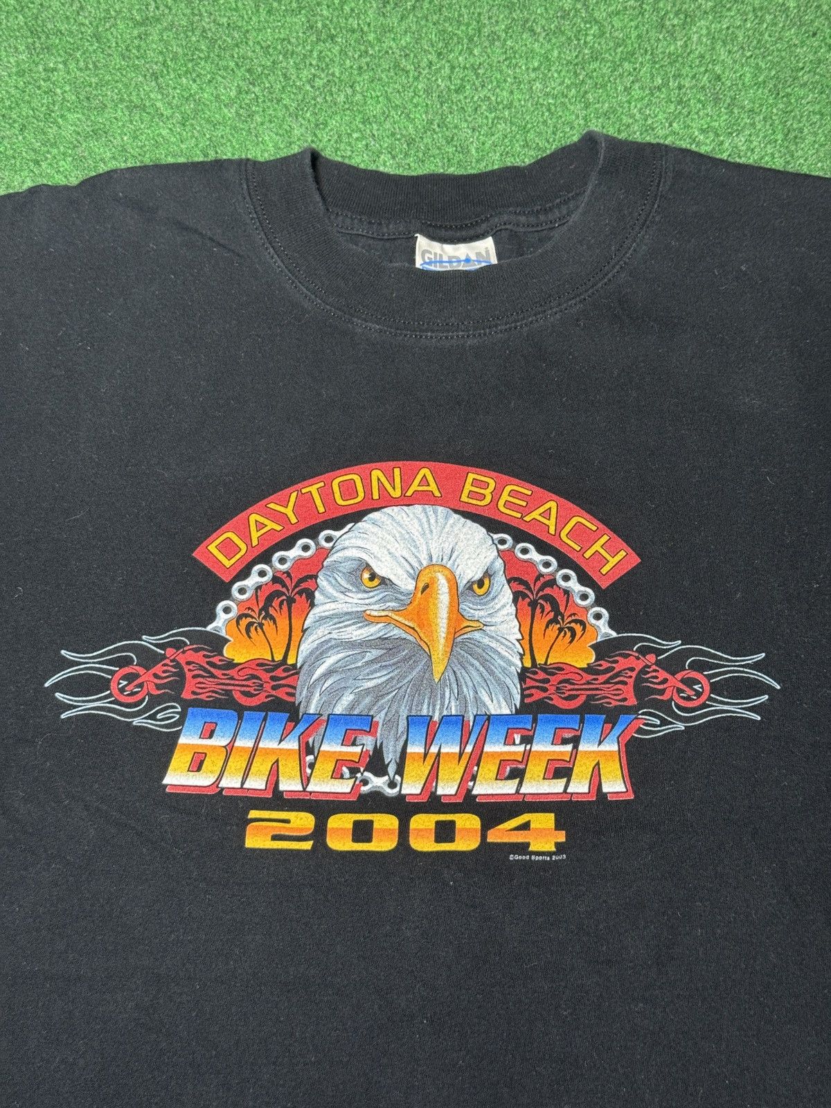 Vintage Vintage Daytona Beach Bike Week Y2K Biker XL 23x26 T Shirt Size US XL / EU 56 / 4 - 2 Thumbnail