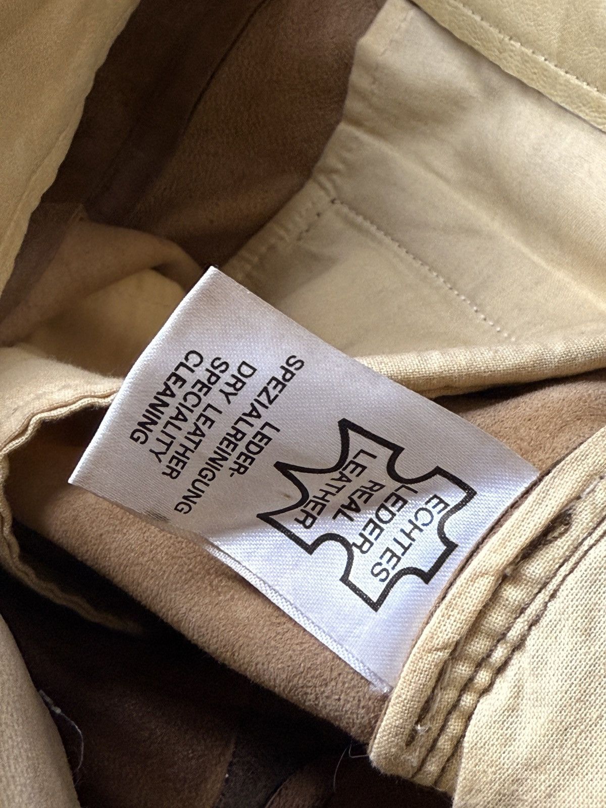 Genuine Leather Vintage Maddox Country Leather Cargo shorts Suede Size US 34 / EU 50 - 16 Thumbnail