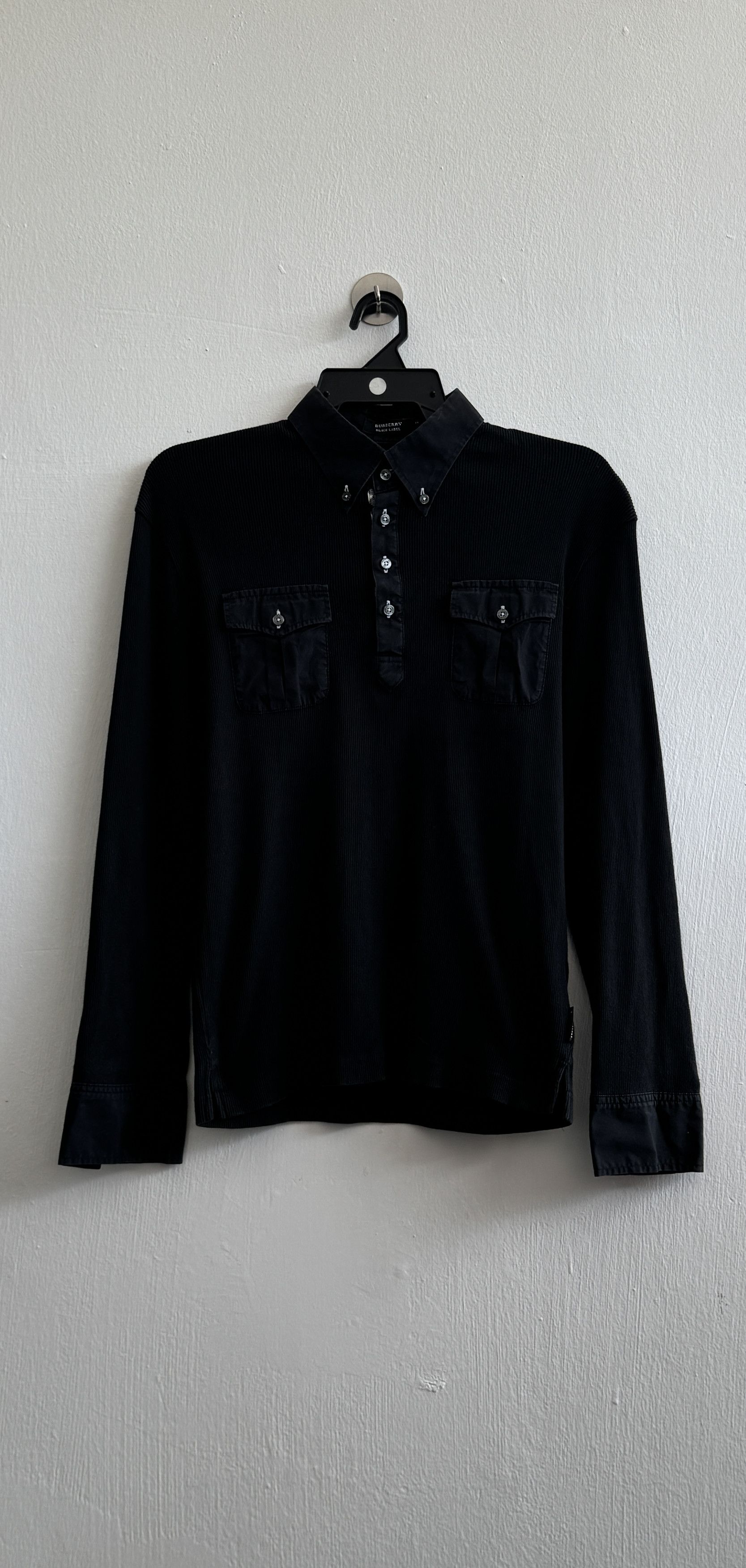Burberry Long Sleeve Polo T-Shirt
