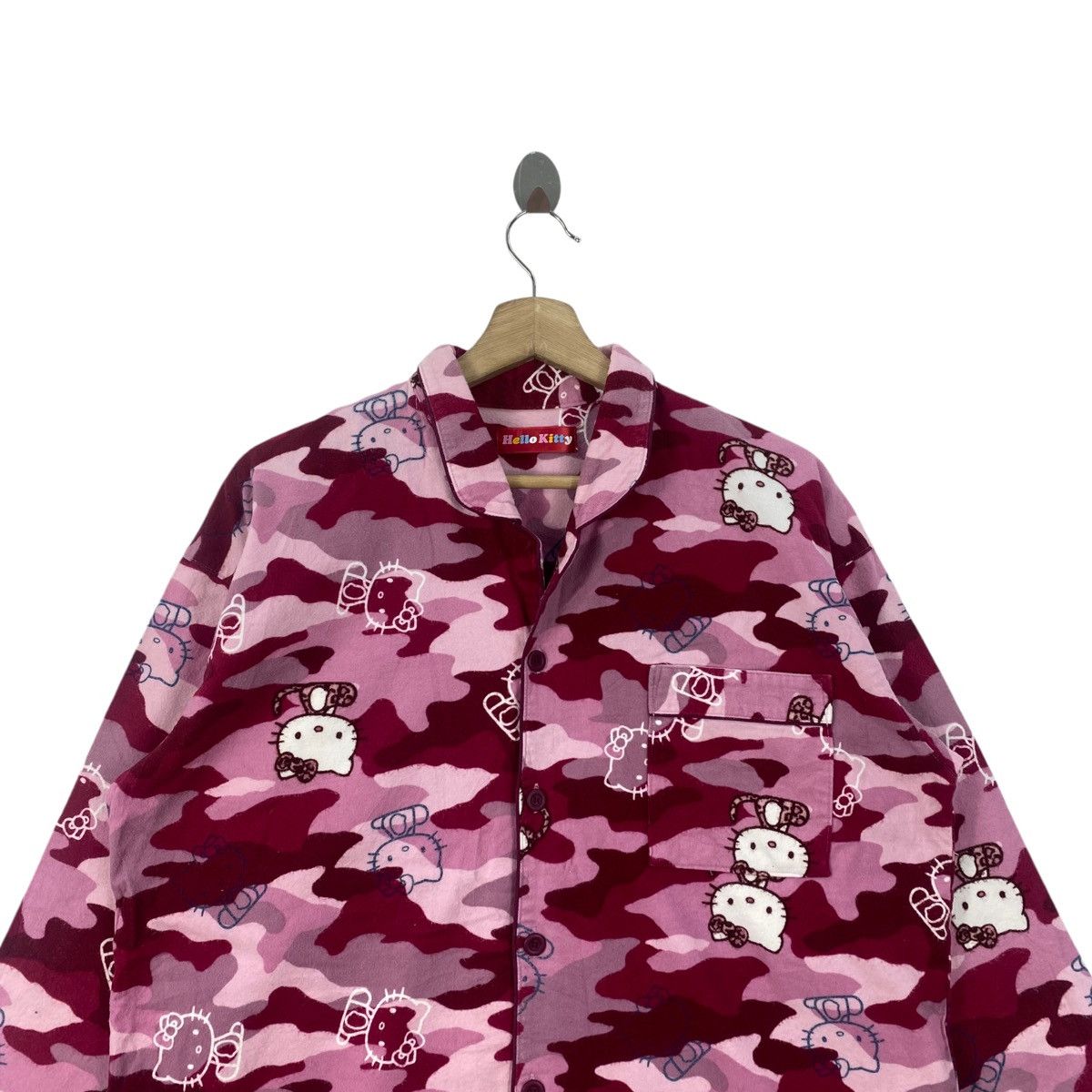 Other HELLO KITTY Sanrio Cartoon Overprint Design Long Sleeve Size US L / EU 52-54 / 3 - 2 Thumbnail