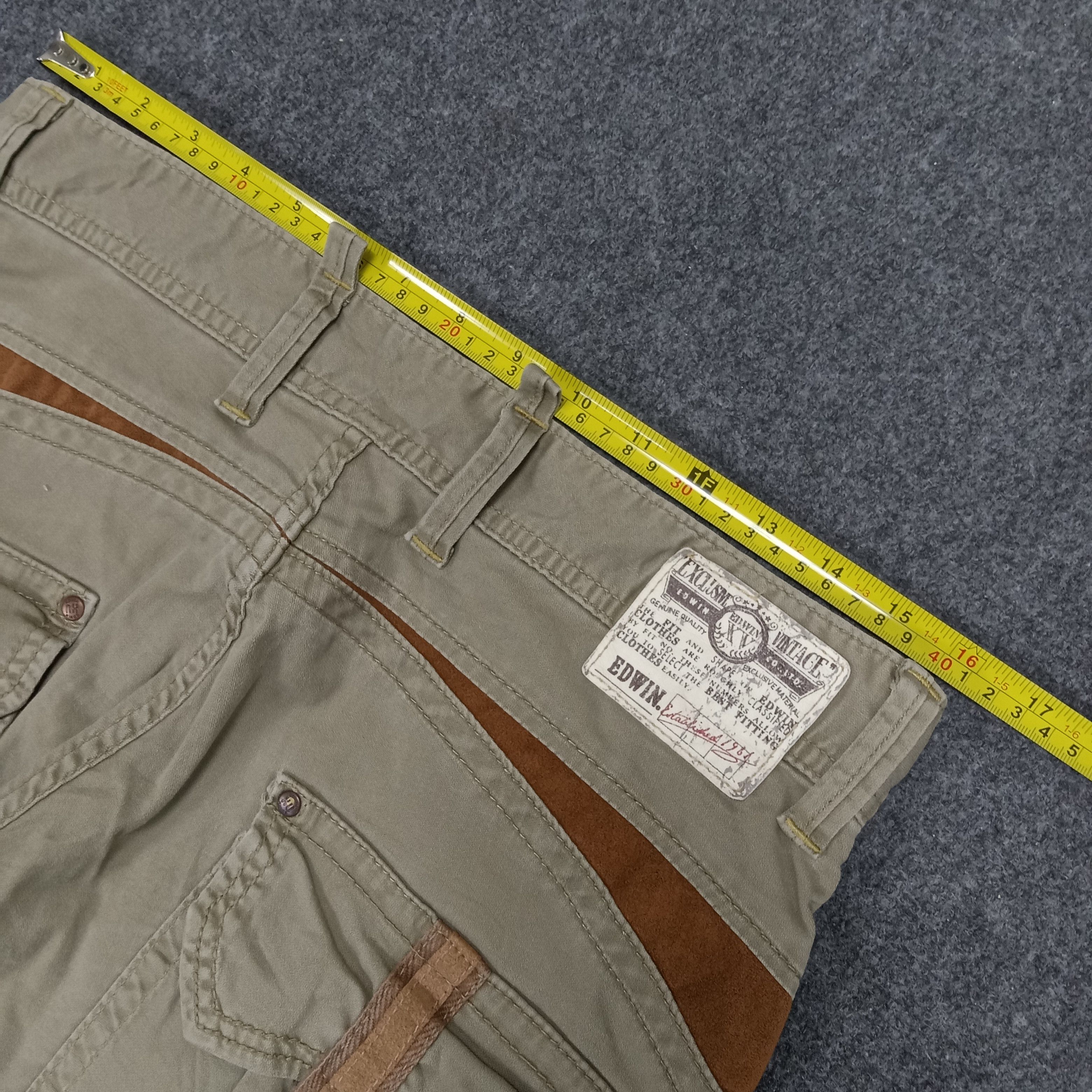 Edwin × Vintage EDWIN Streetwear Japanese Style Cargo Pants Size US 32 / EU 48 - 10 Thumbnail