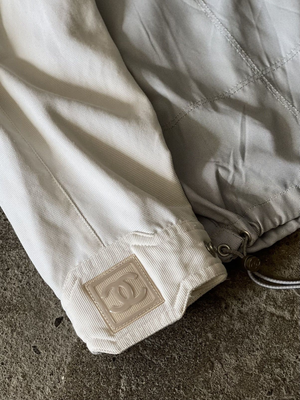 Chanel Chanel Sports - Karl Lagerfeld - 2000’s -Nylon Track Jacket Size XXS / US 00 / IT 34 - 5 Thumbnail