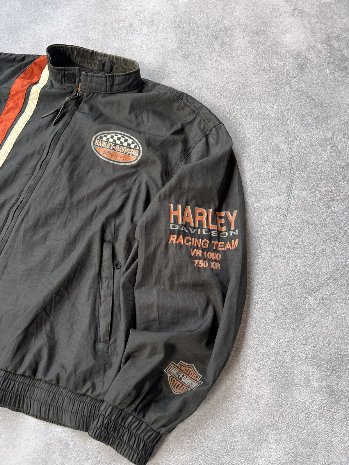 Harley Davidson 🔥 Harley-Davidson Racing Team Windbreaker XL Reflective Logo Size US XL / EU 56 / 4 - 5 Thumbnail