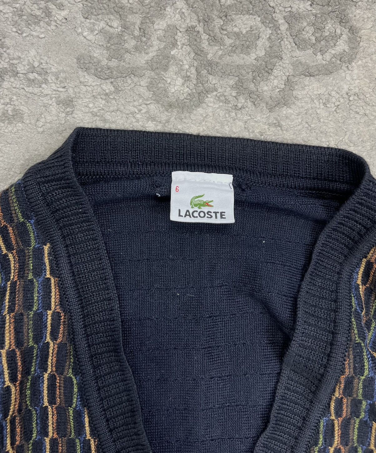 Lacoste Unique Lacoste Small Logo Cardigan Size US XL / EU 56 / 4 - 3 Thumbnail