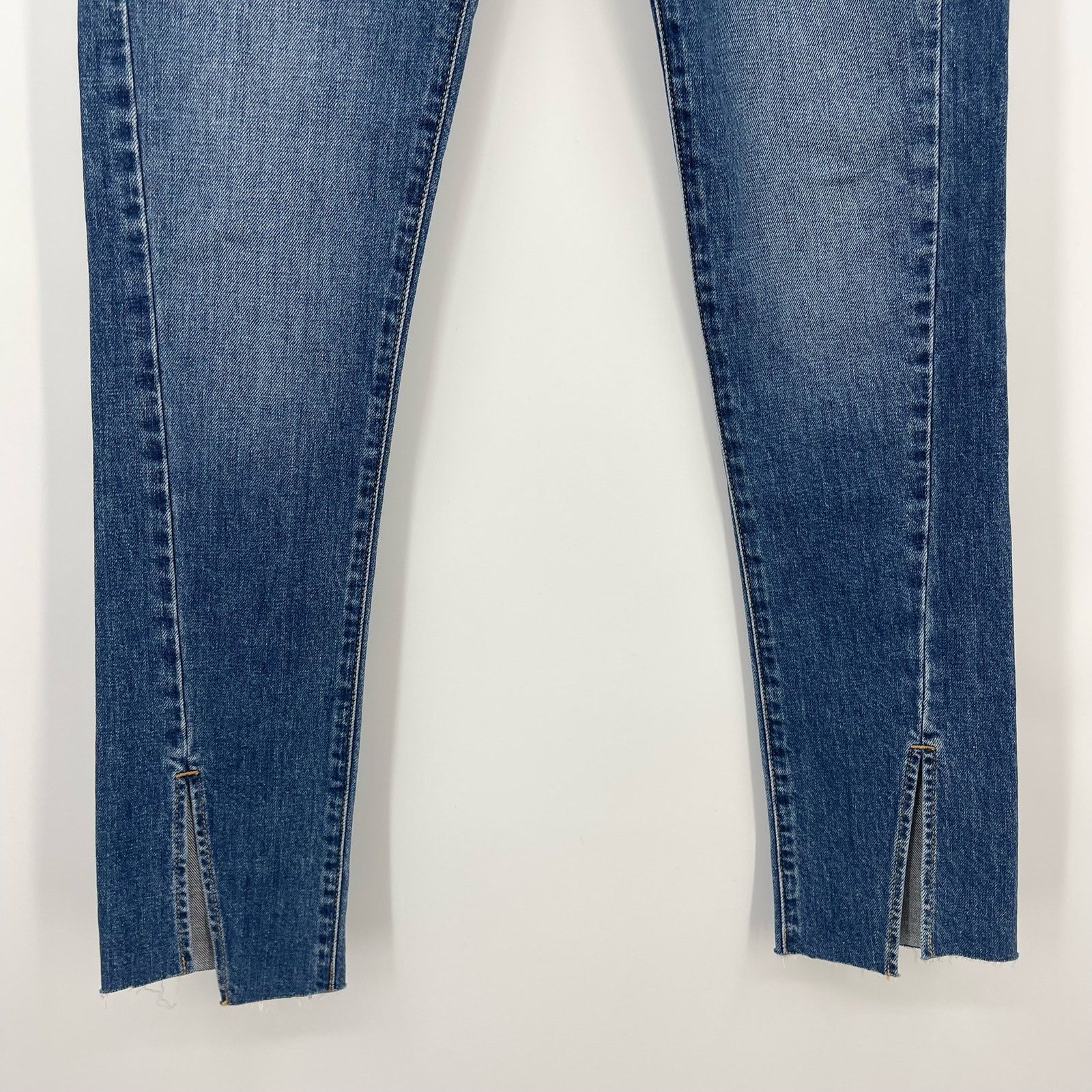 ETICA Etica | Twisted Seam Slim Split Hem Jeans Riverside Wash 26 Size 26" / US 2 / IT 38 - 9 Thumbnail