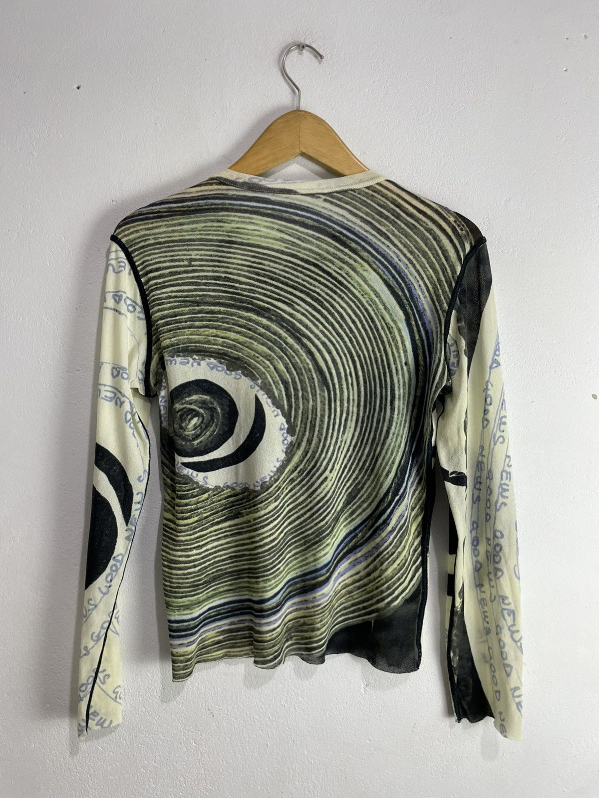 Japanese Brand Mysnc Transparent Mesh Top longsleeve Jpg style Size M / US 6-8 / IT 42-44 - 2 Thumbnail