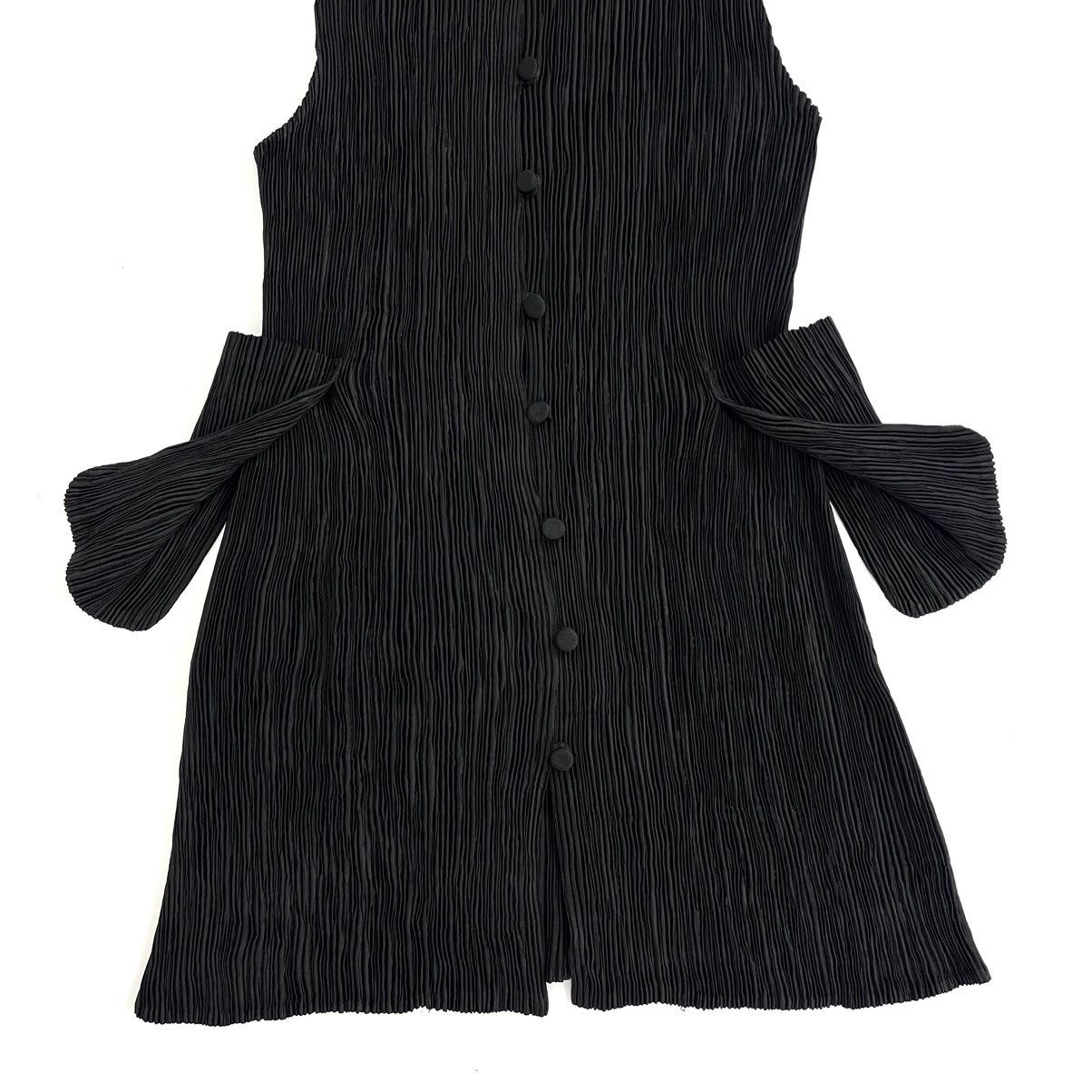 Issey Miyake × Pleats Please Issey Miyake Pleats Please Issey Miyake 3D Pocket Sleeveless Button Up Size US L / EU 52-54 / 3 - 3 Thumbnail